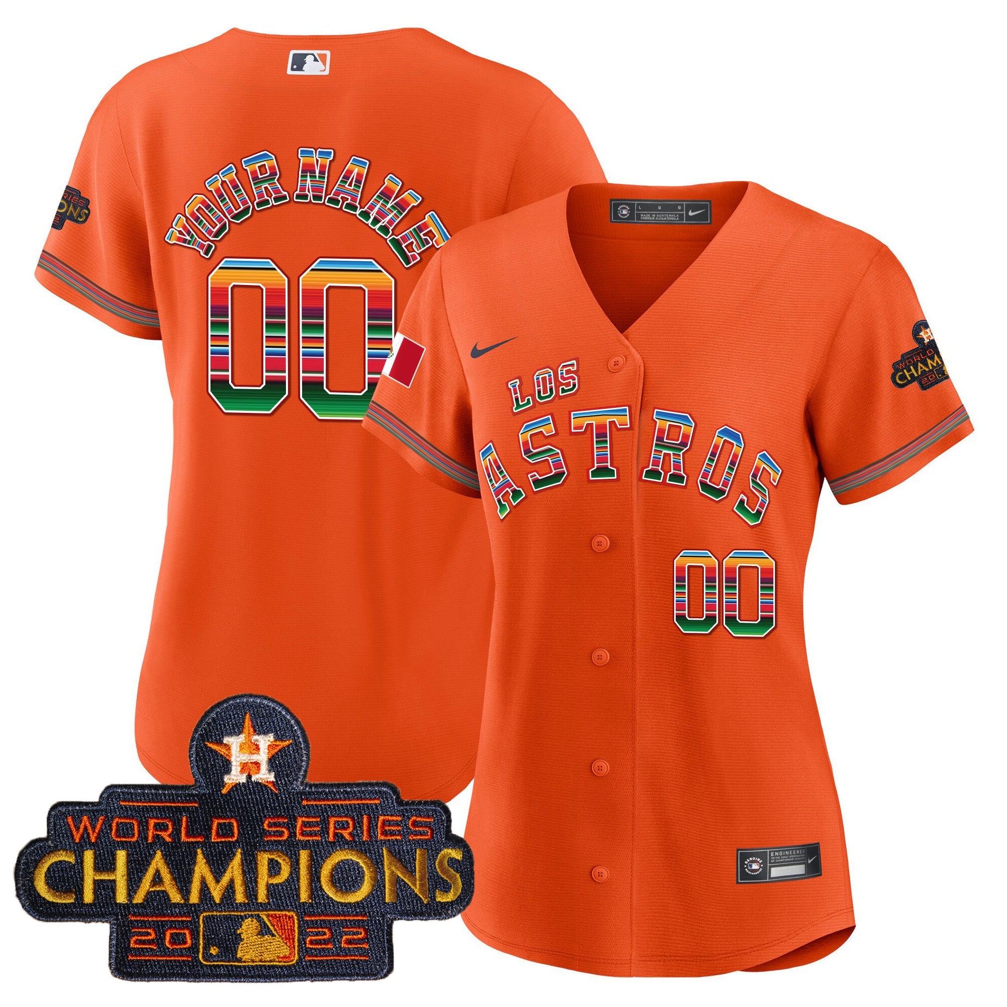 Houston Los Mexico Custom Jersey