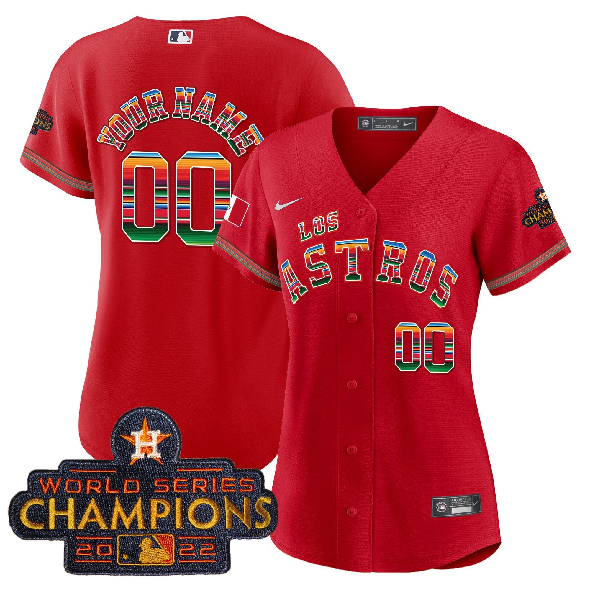 Houston Los Mexico Custom Jersey