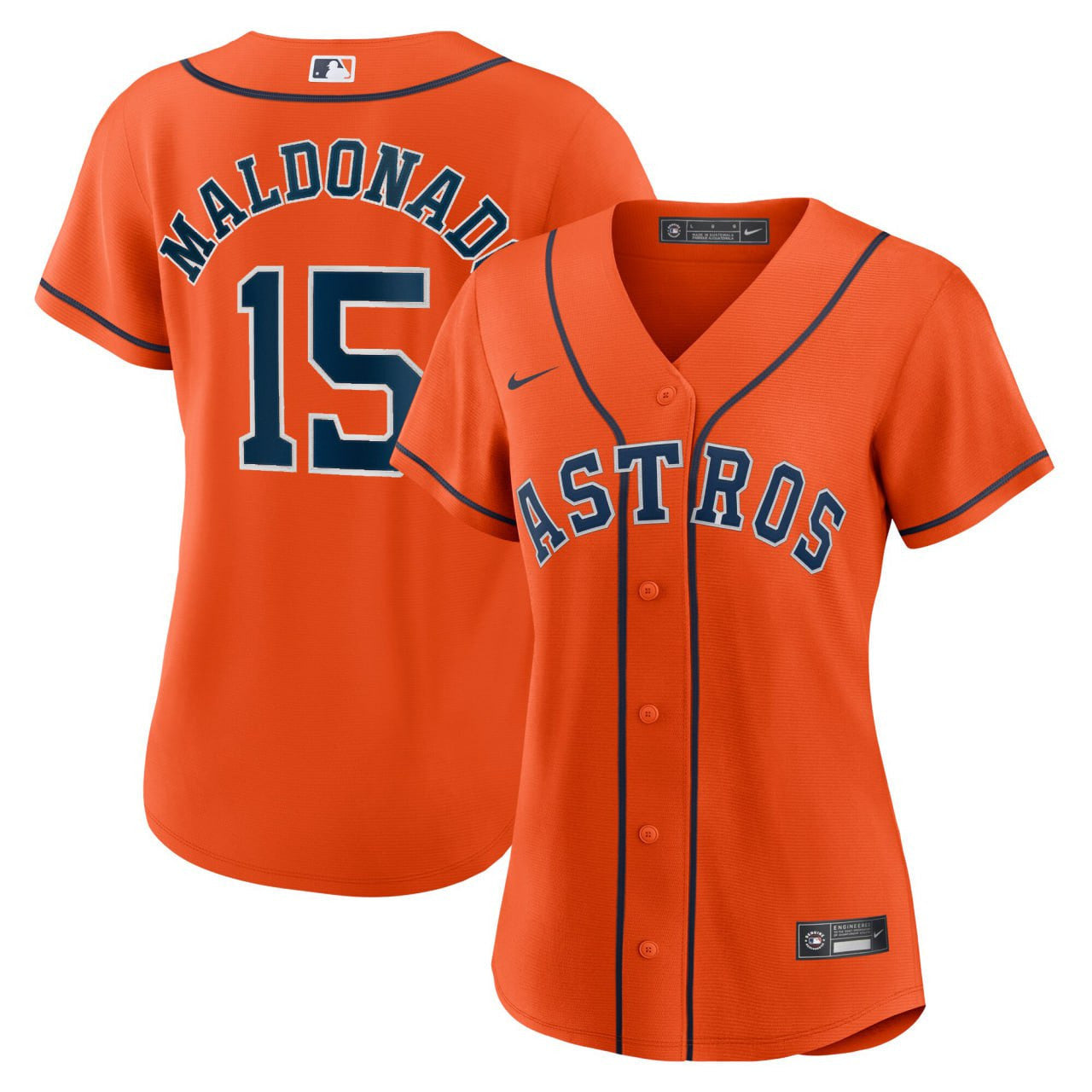 Women’s Martin Maldonado Houston Orange Jersey