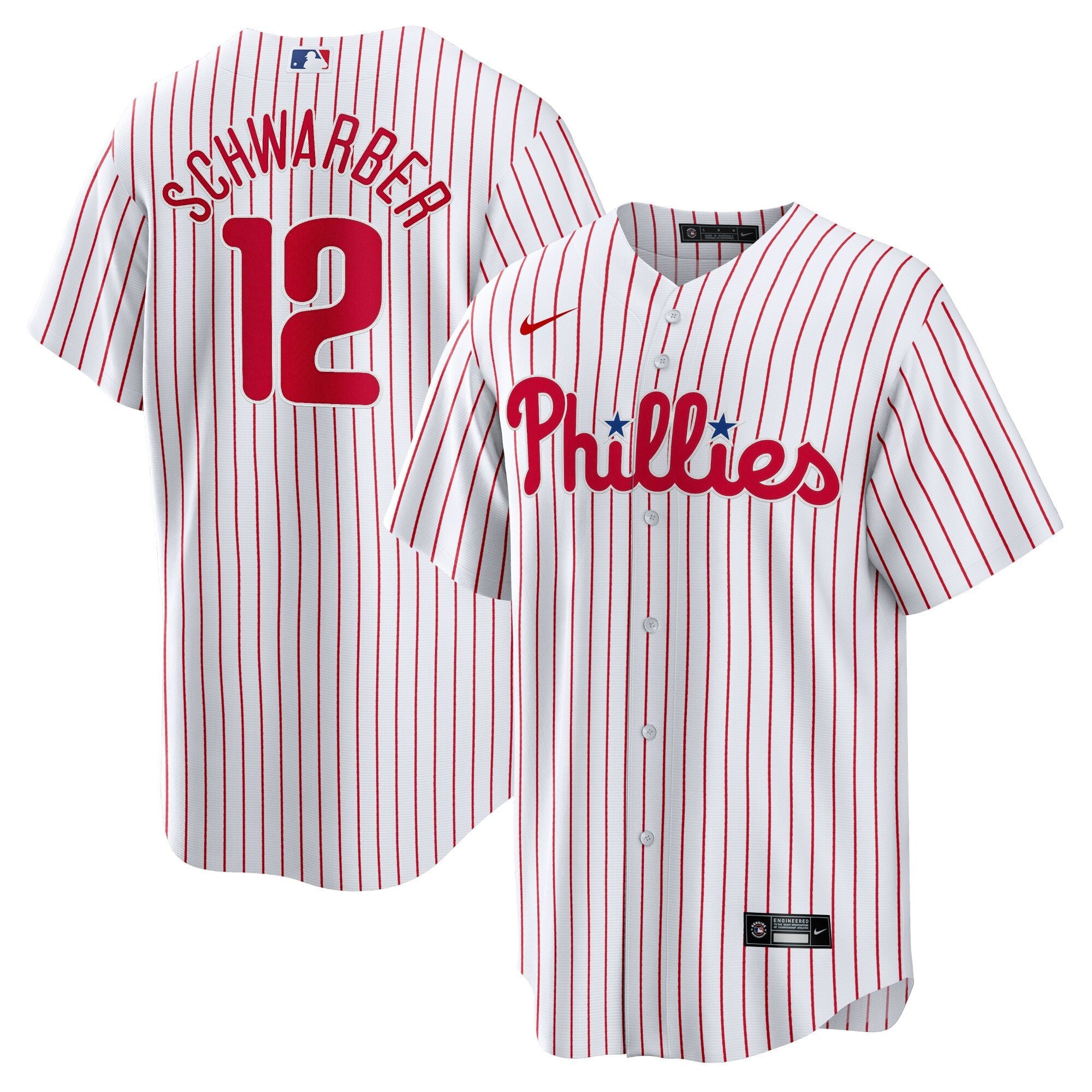 Kyle Schwarber Philadelphia White Jersey