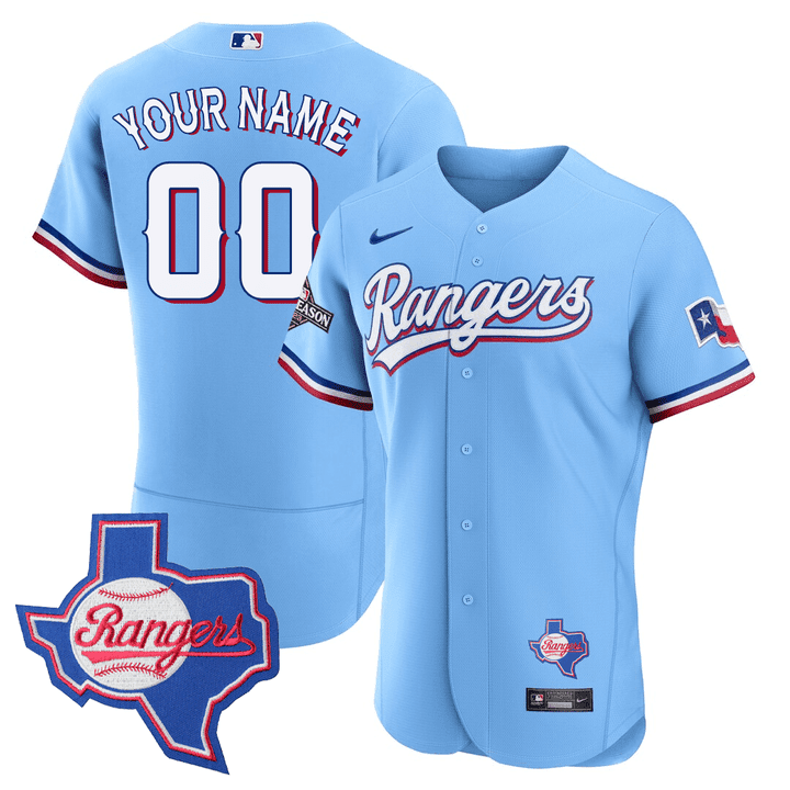 Texas Texas State Patch Custom Jersey