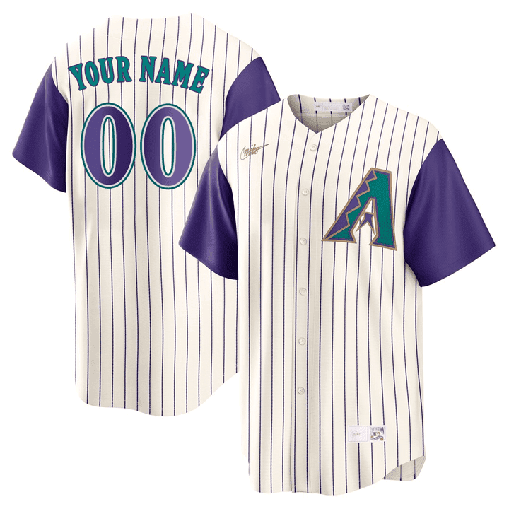 Arizona Throwback Arizona State & 25th Anniversary Patch Custom Jersey