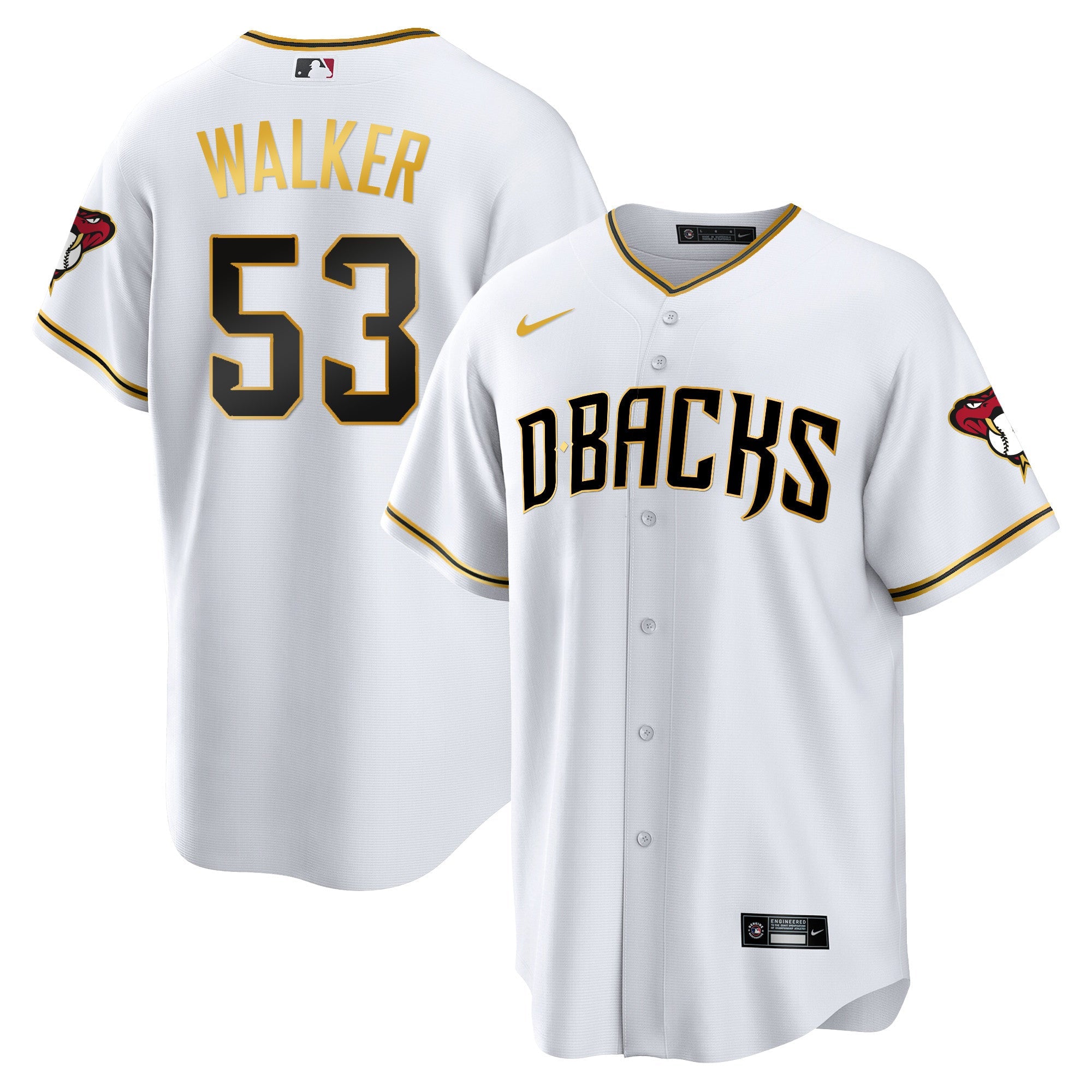 Men’s Arizona Cool Base Gold Trim Jersey