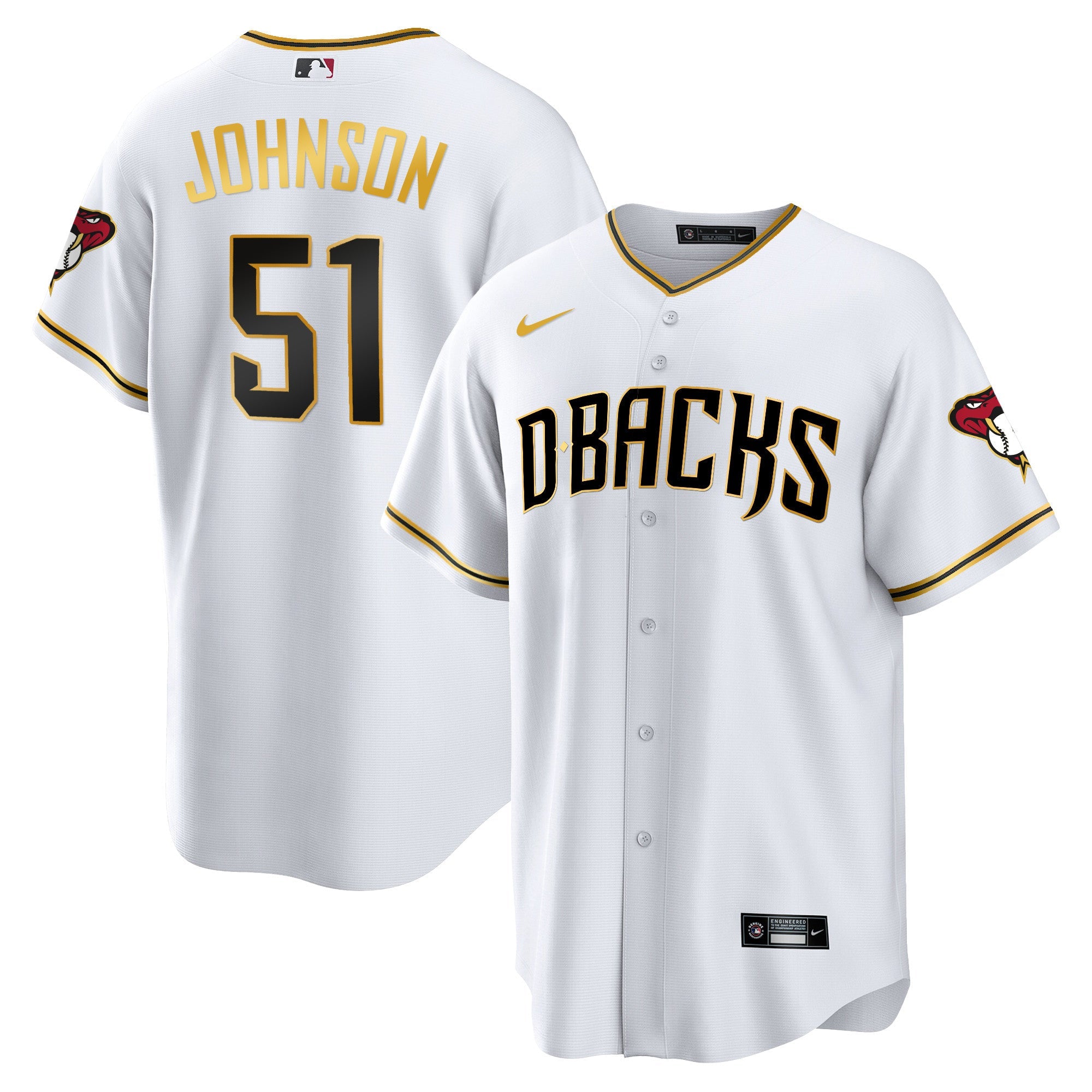 Men’s Arizona Cool Base Gold Trim Jersey