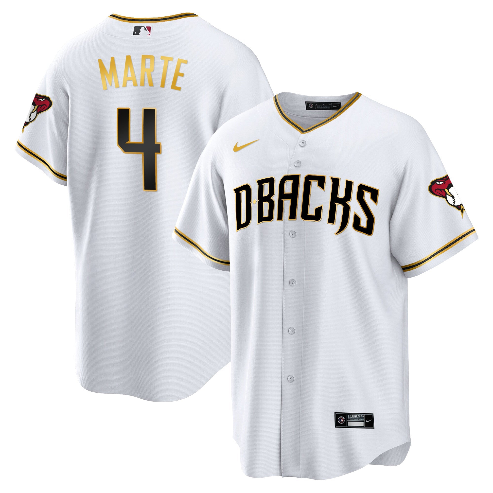 Men’s Arizona Cool Base Gold Trim Jersey