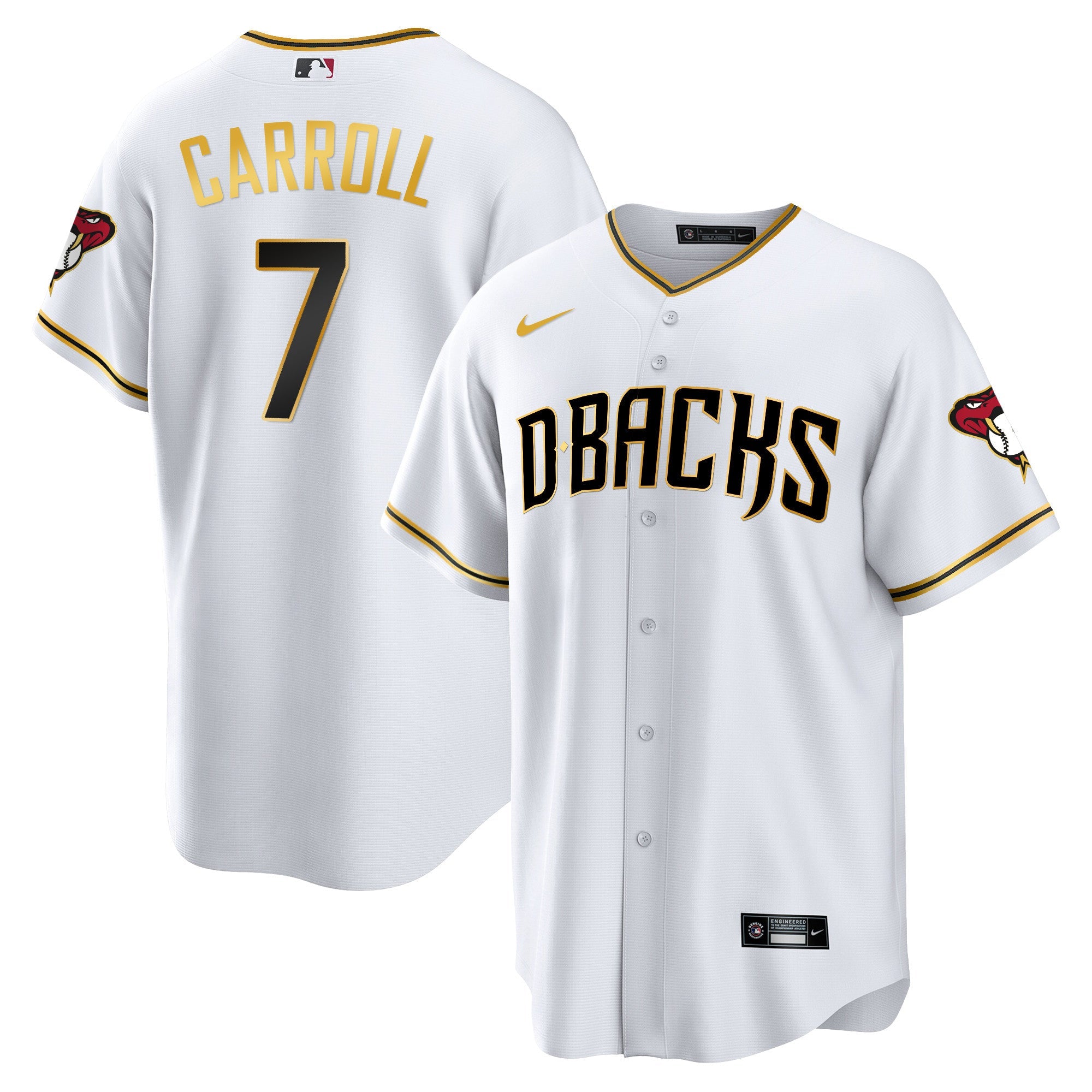 Men’s Arizona Cool Base Gold Trim Jersey