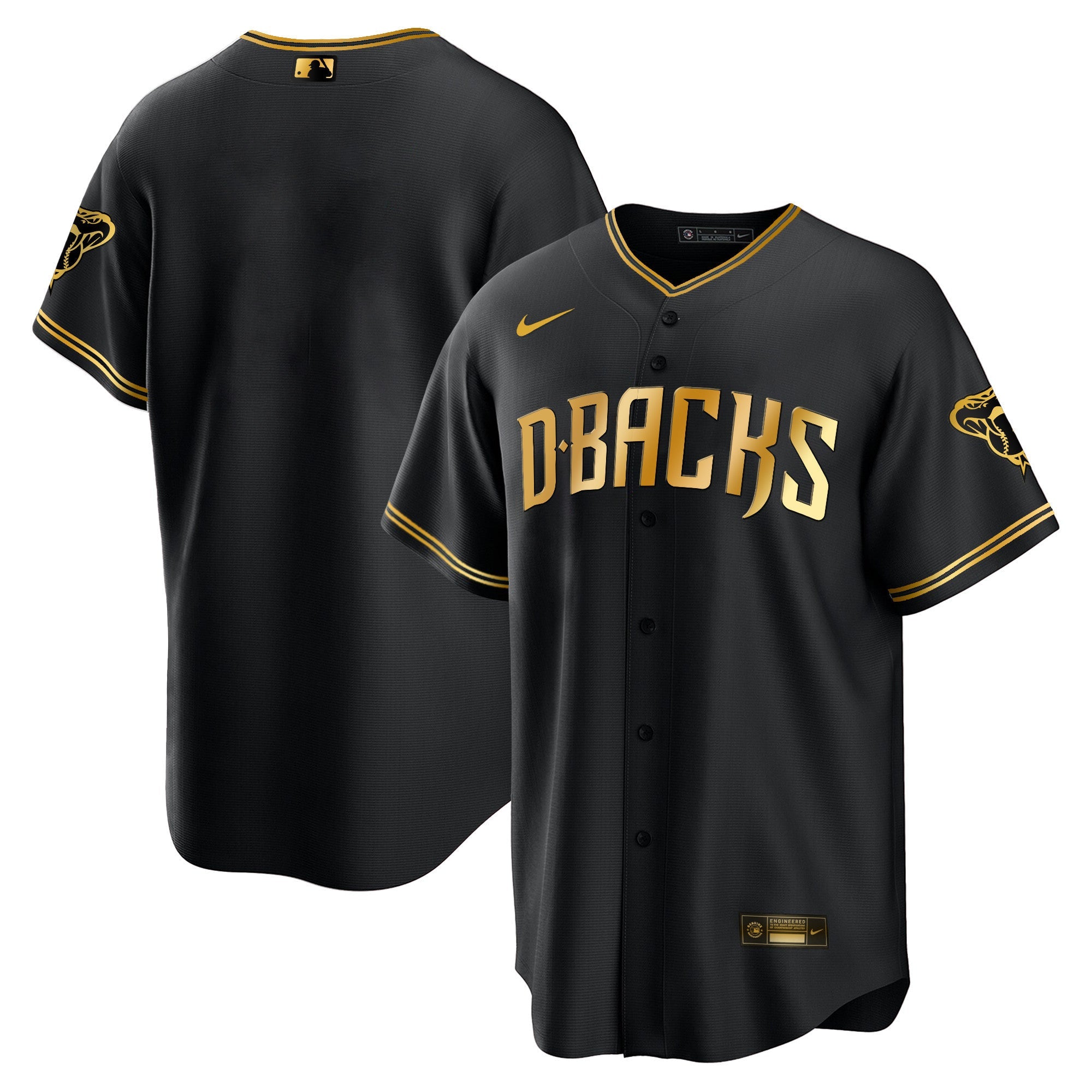 Men’s Arizona Cool Base Gold Trim Jersey
