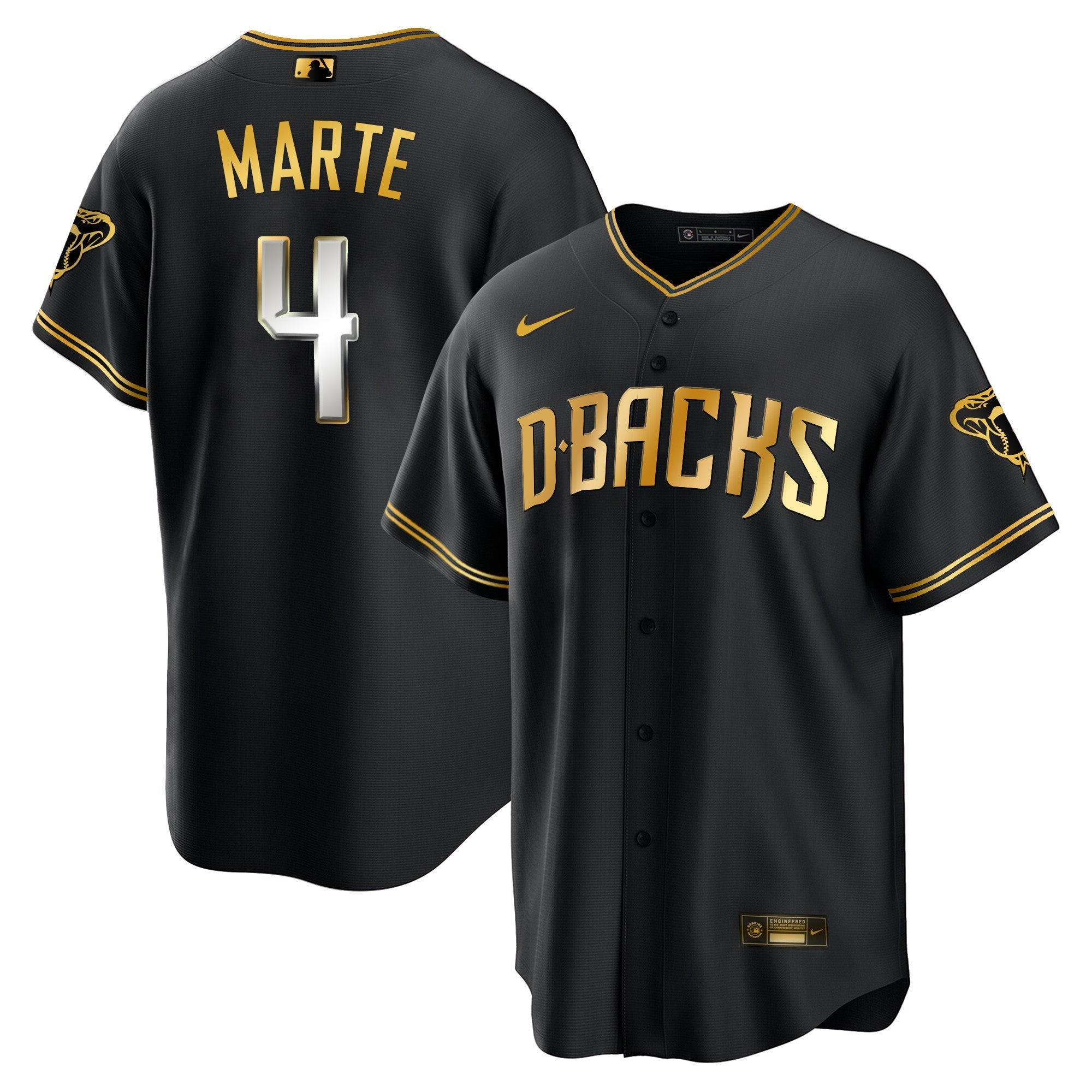 Men’s Arizona Cool Base Gold Trim Jersey