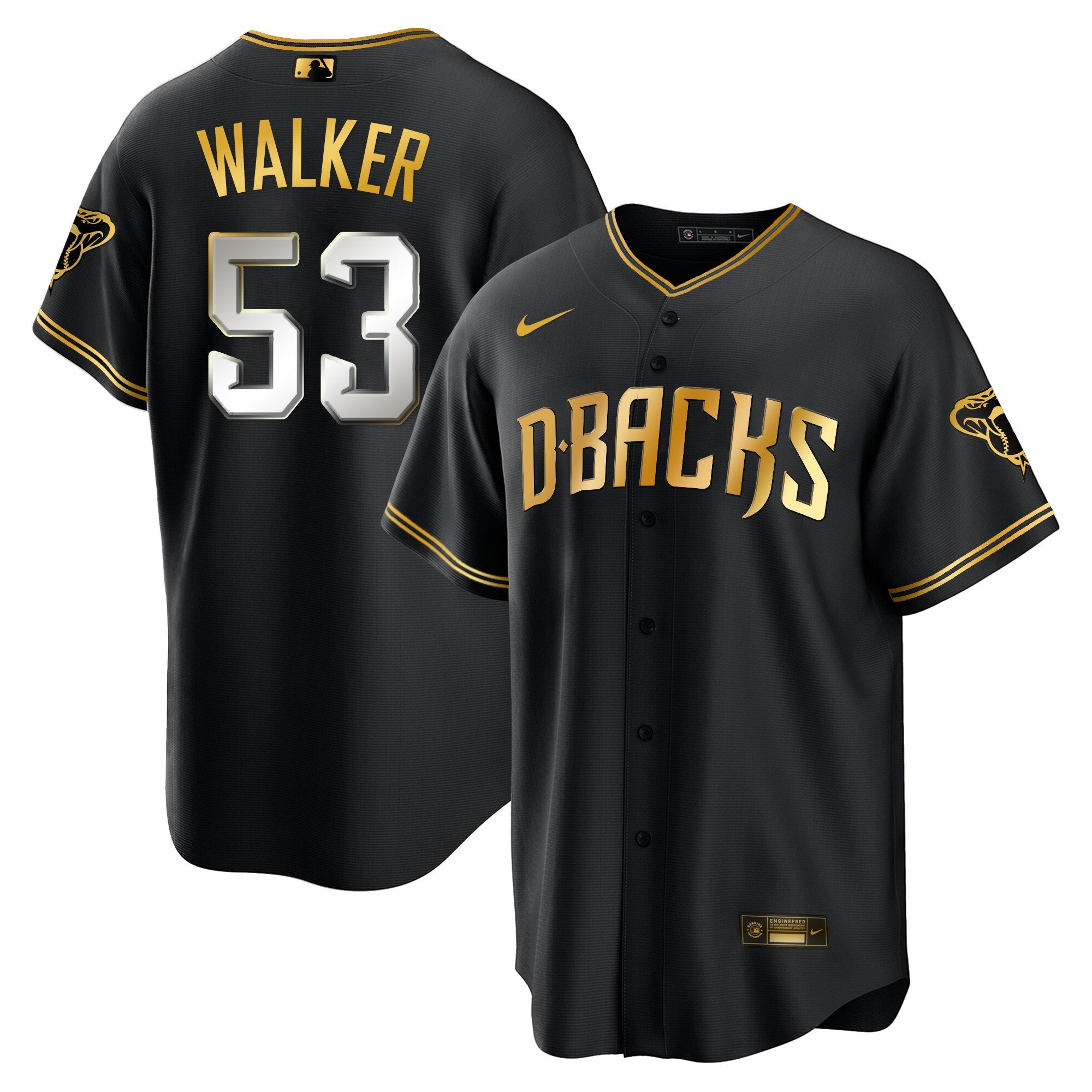 Men’s Arizona Cool Base Gold Trim Jersey