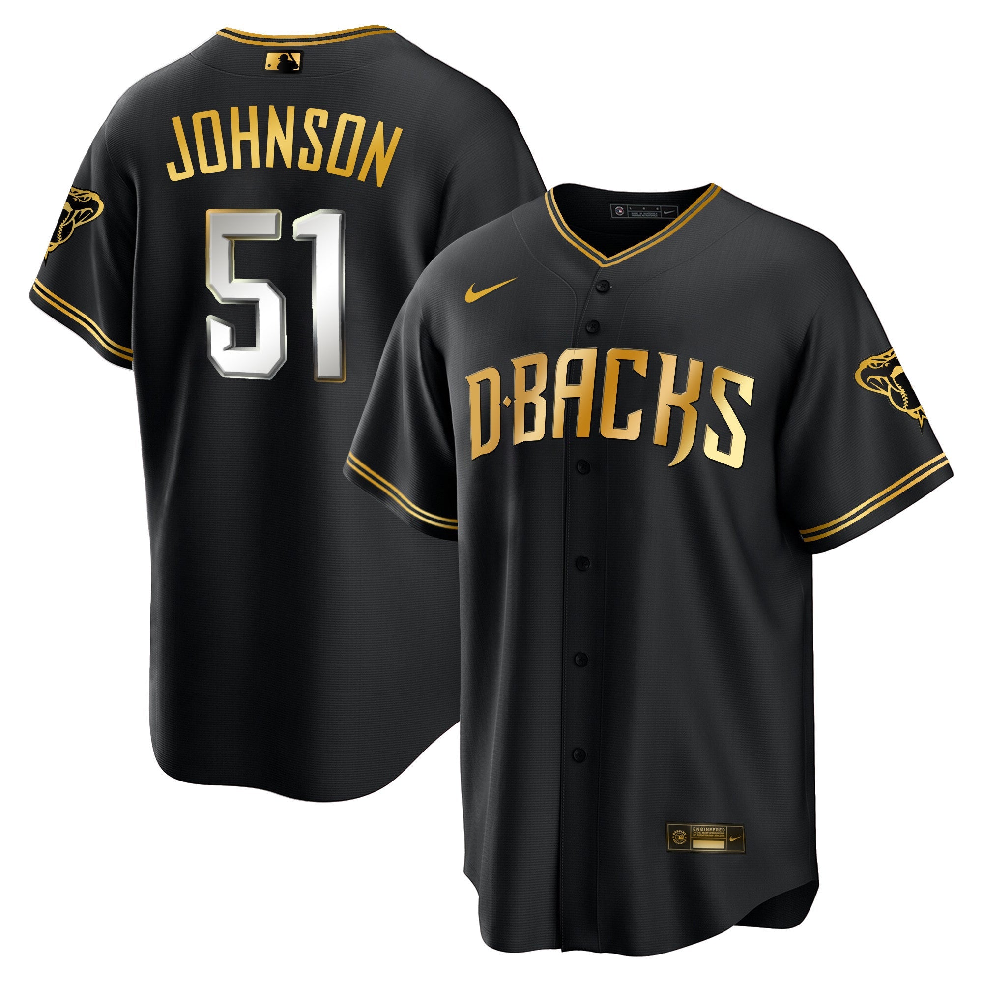 Men’s Arizona Cool Base Gold Trim Jersey