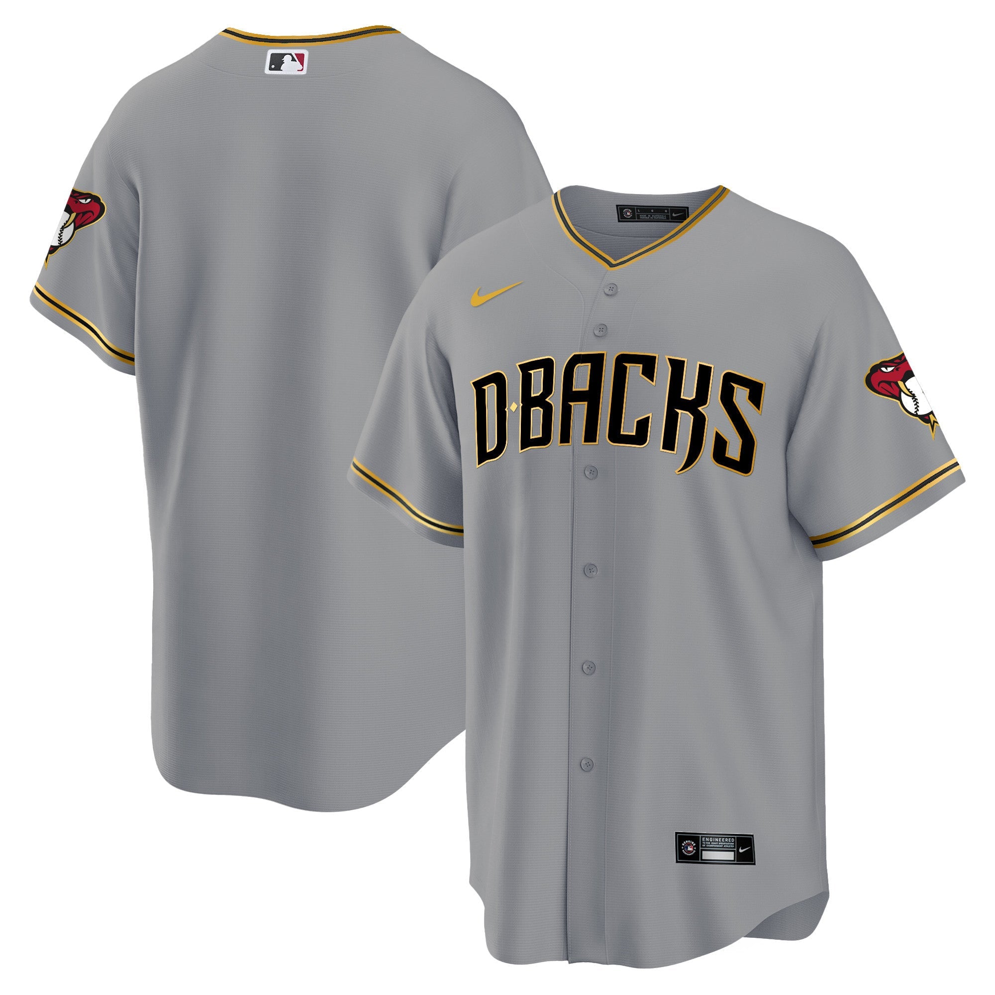 Men’s Arizona Cool Base Gold Trim Jersey
