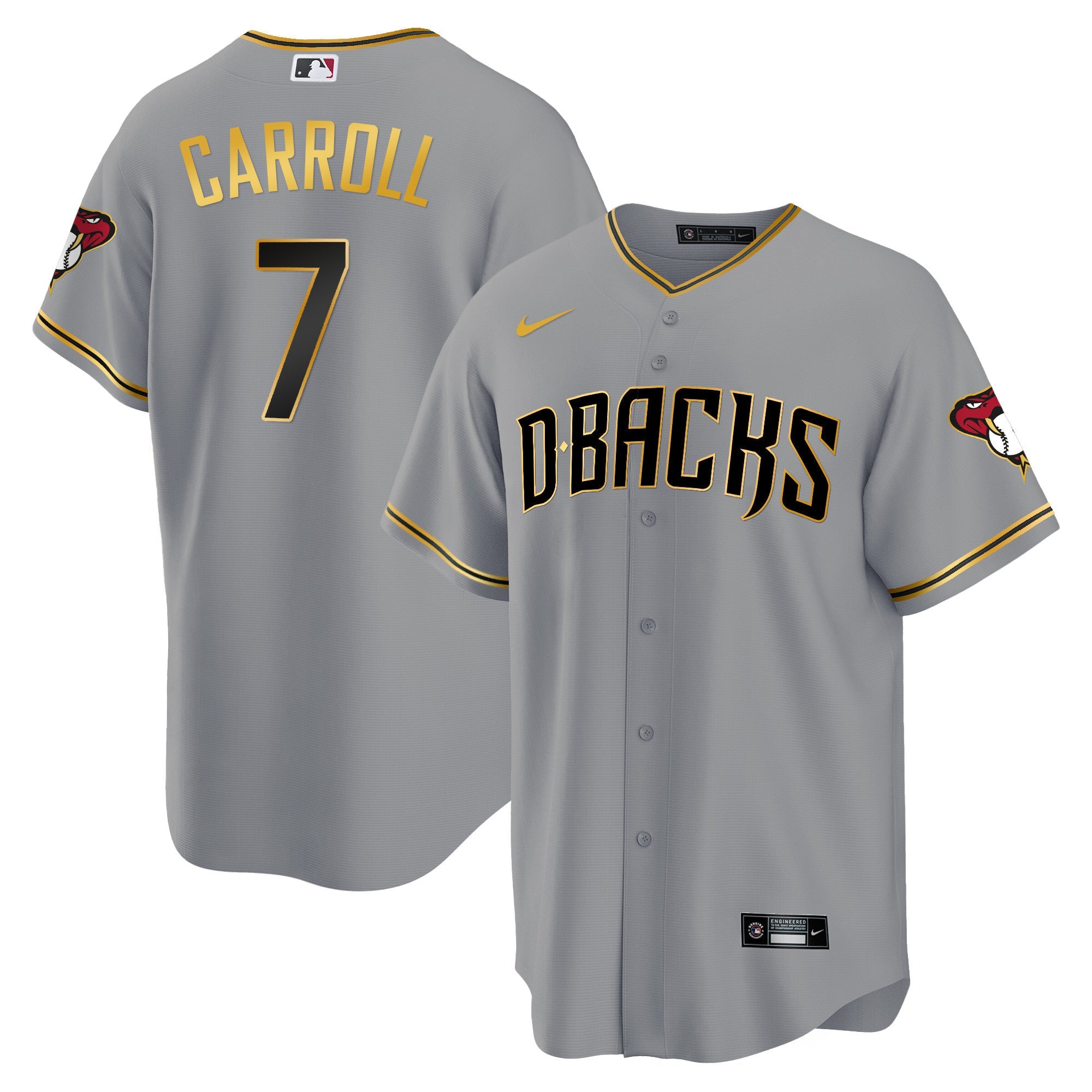 Men’s Arizona Cool Base Gold Trim Jersey