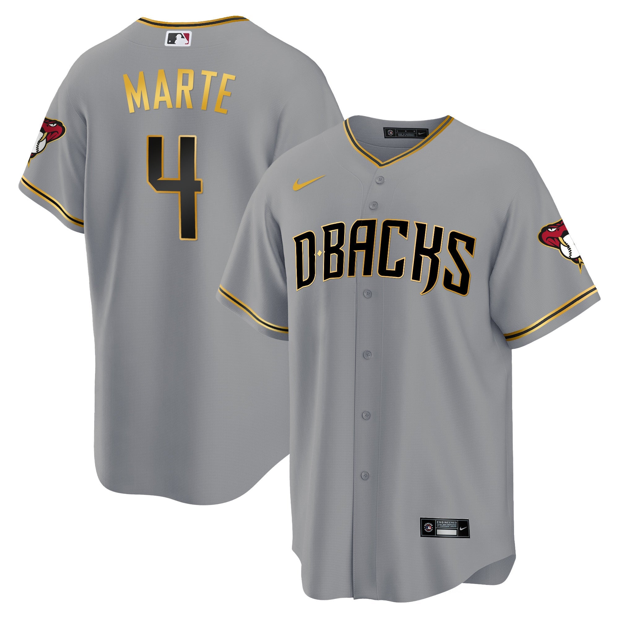 Men’s Arizona Cool Base Gold Trim Jersey