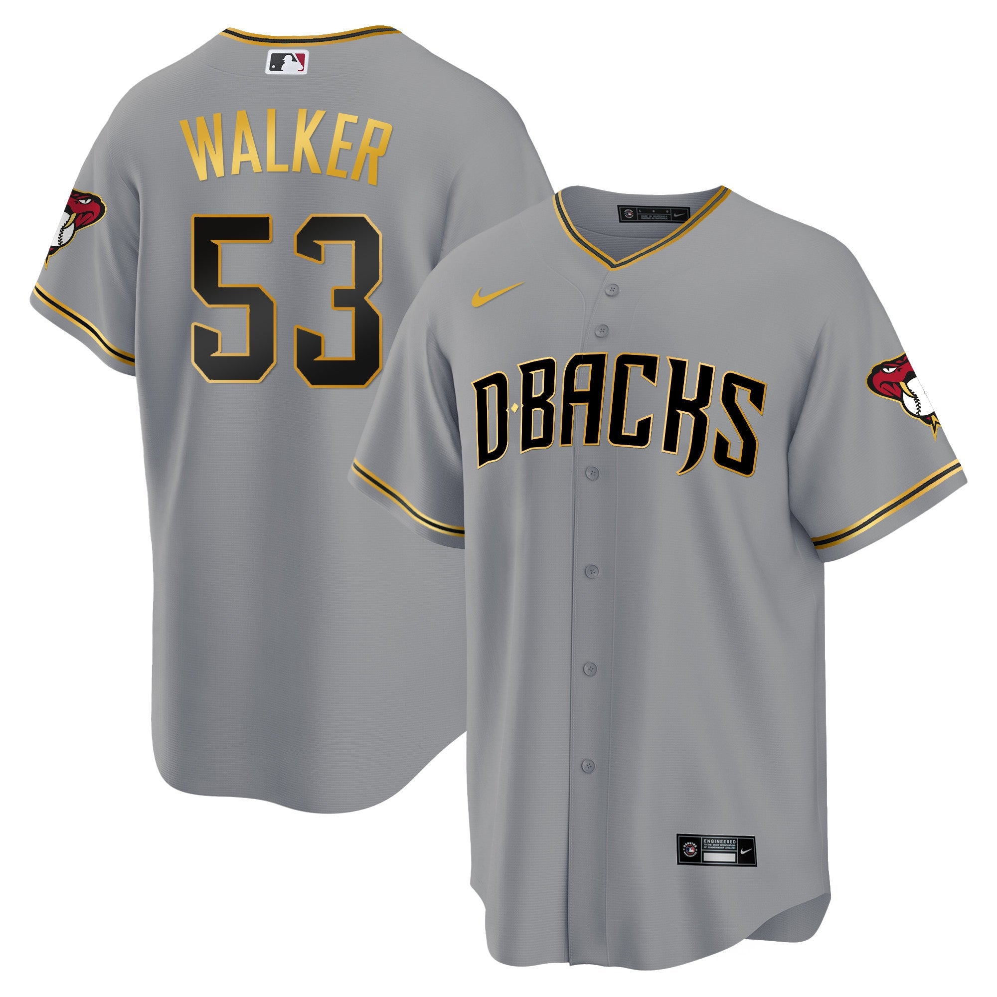 Men’s Arizona Cool Base Gold Trim Jersey