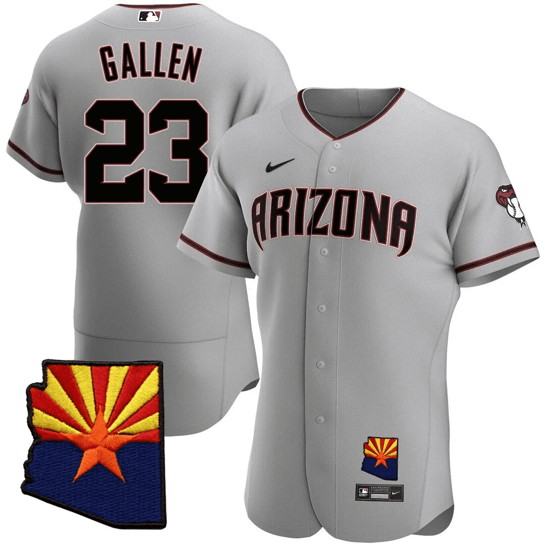 Men’s Arizona Arizona State & 25th Anniversary Year Patch Jersey