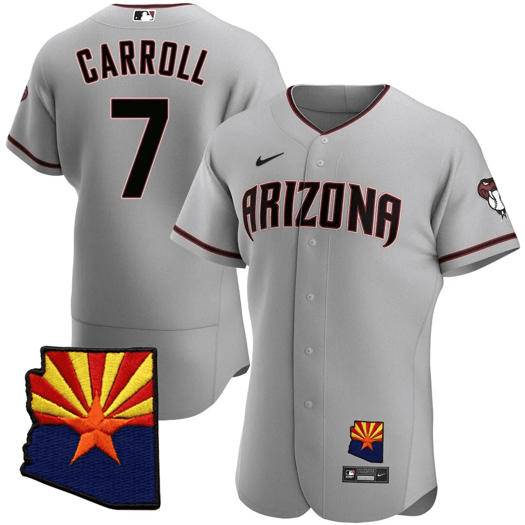 Men’s Arizona Arizona State & 25th Anniversary Year Patch Jersey