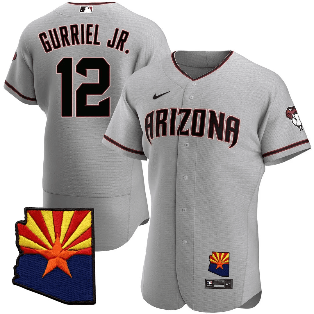 Men’s Arizona Arizona State & 25th Anniversary Year Patch Jersey
