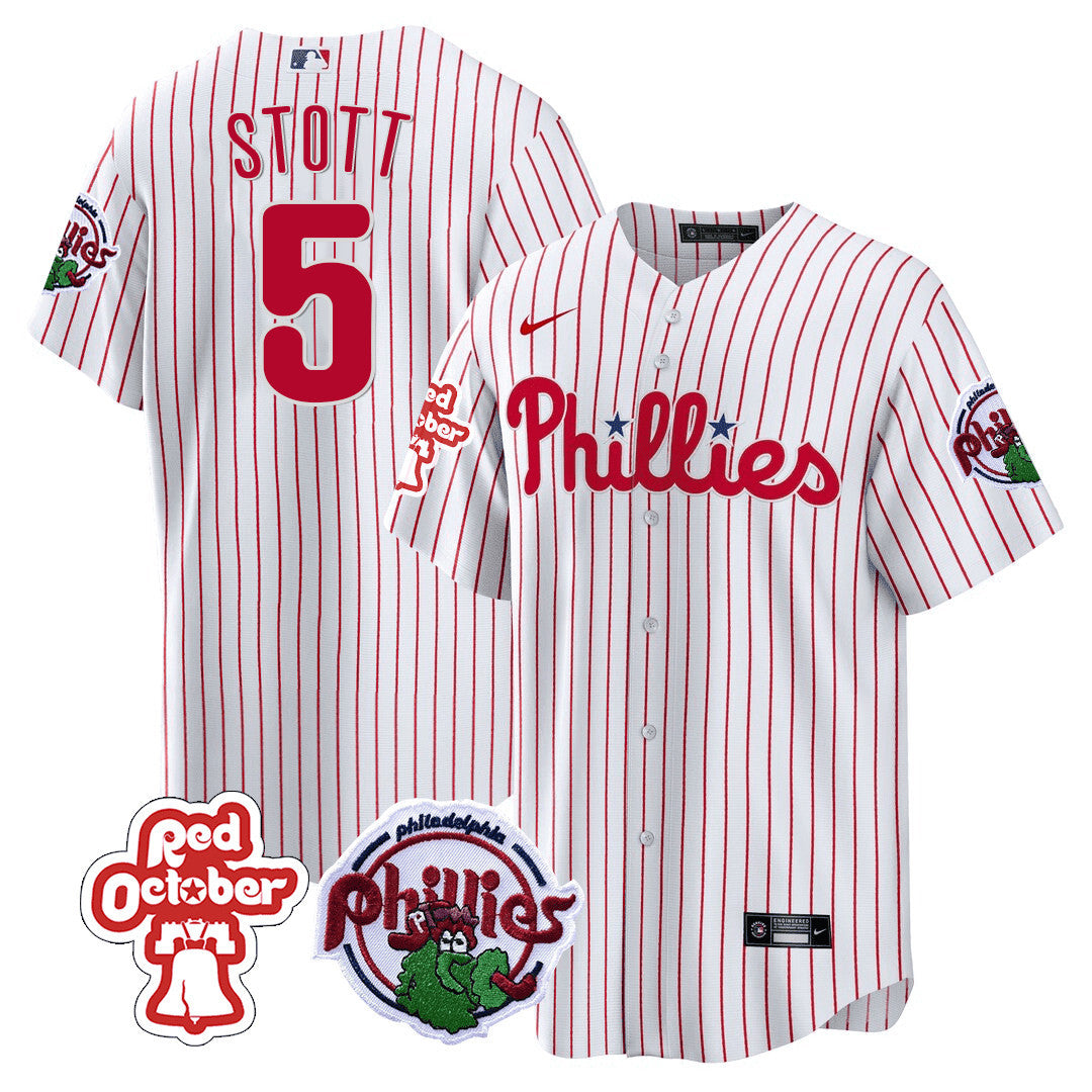 Men’s Philadelphia Red October Patch Cool Base Jersey