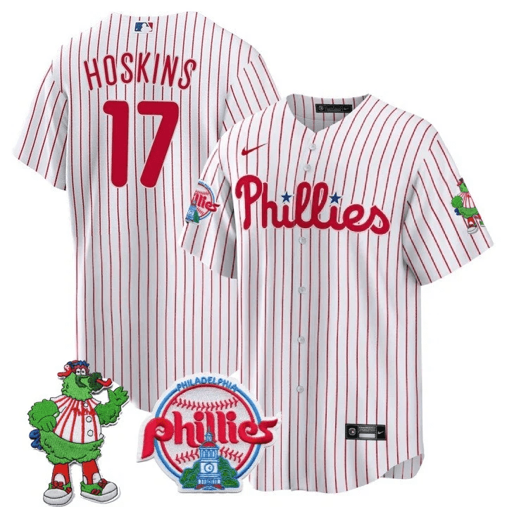 Men’s Philadelphia Phillie Phanatic Patch Cool Base Jersey