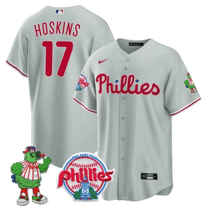 Men’s Philadelphia Phillie Phanatic Patch Cool Base Jersey