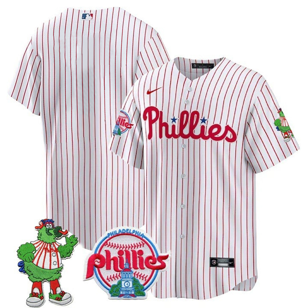 Men’s Philadelphia Phillie Phanatic Patch Cool Base Jersey
