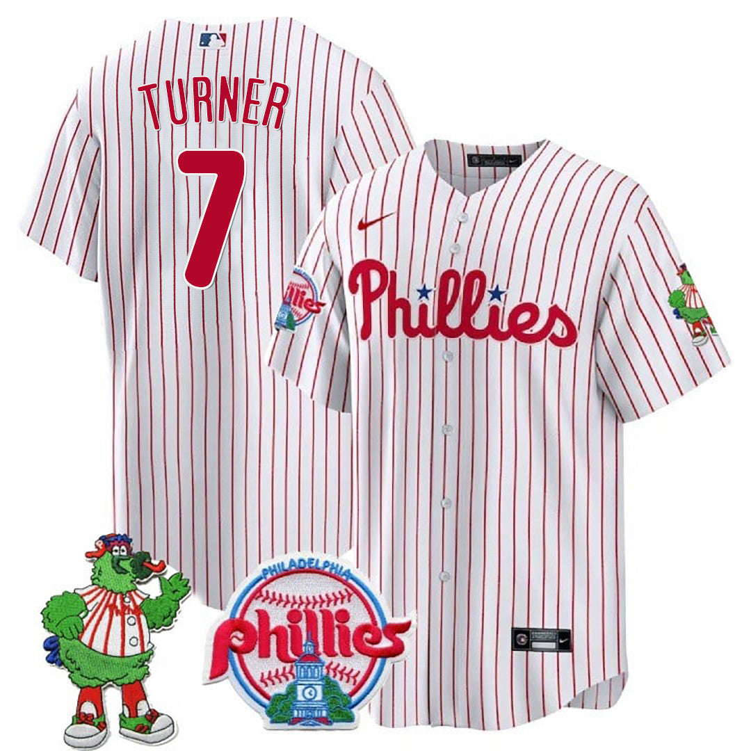 Men’s Philadelphia Phillie Phanatic Patch Cool Base Jersey