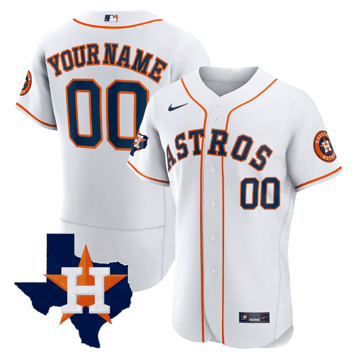 Houston Texas State Patch Custom Jersey