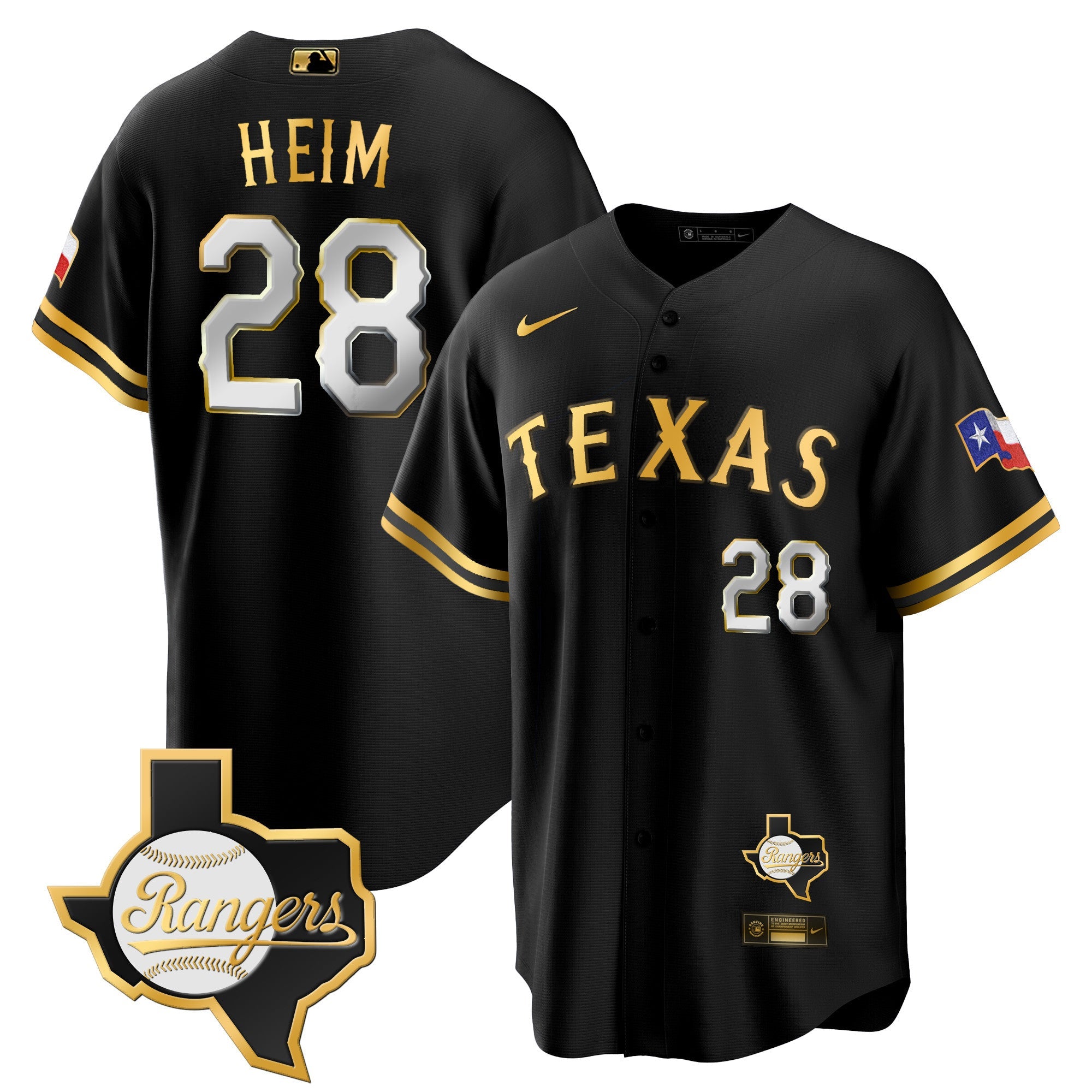 Men’s Texas 2023 Cool Base Jersey – Texas Patch