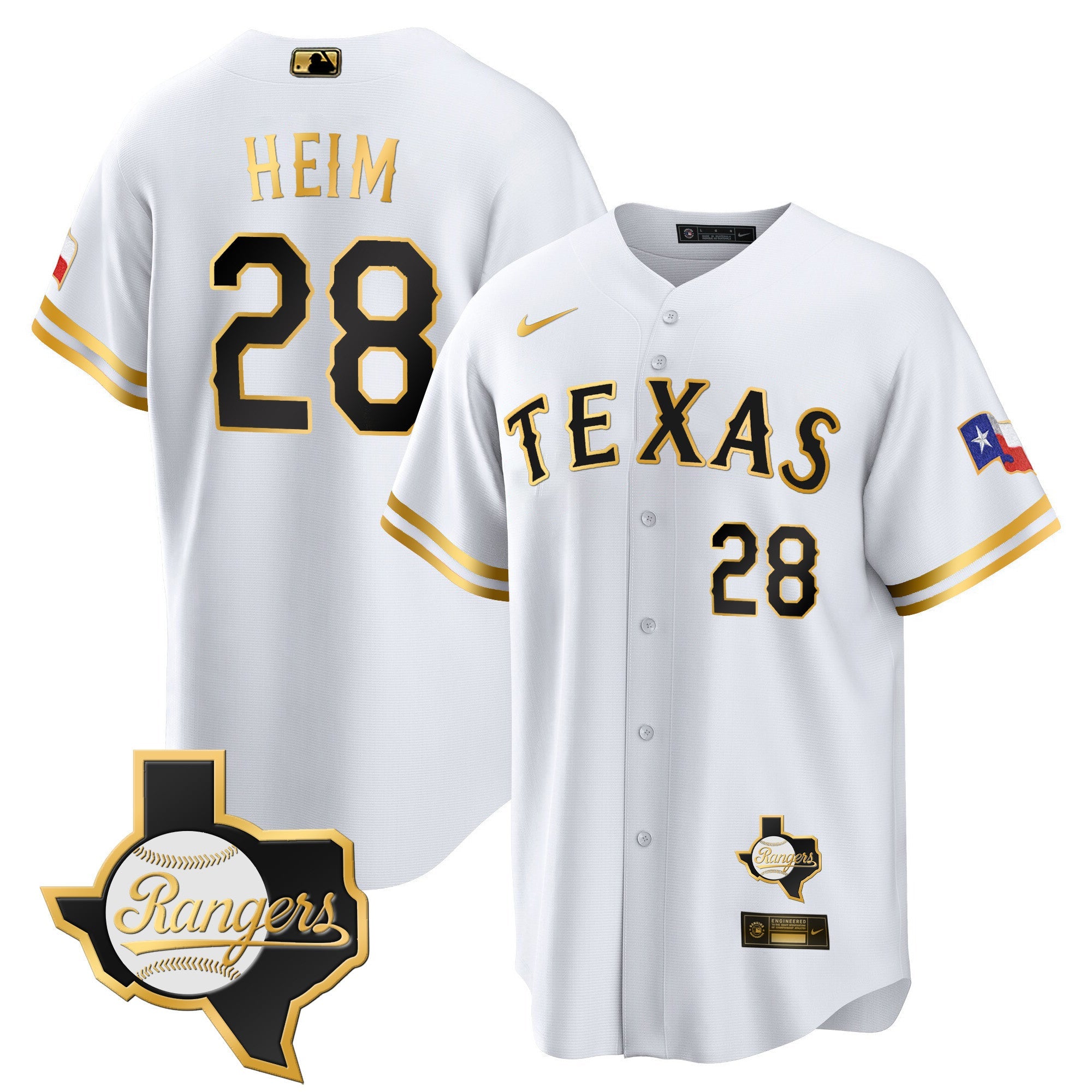 Men’s Texas 2023 Cool Base Jersey – Texas Patch