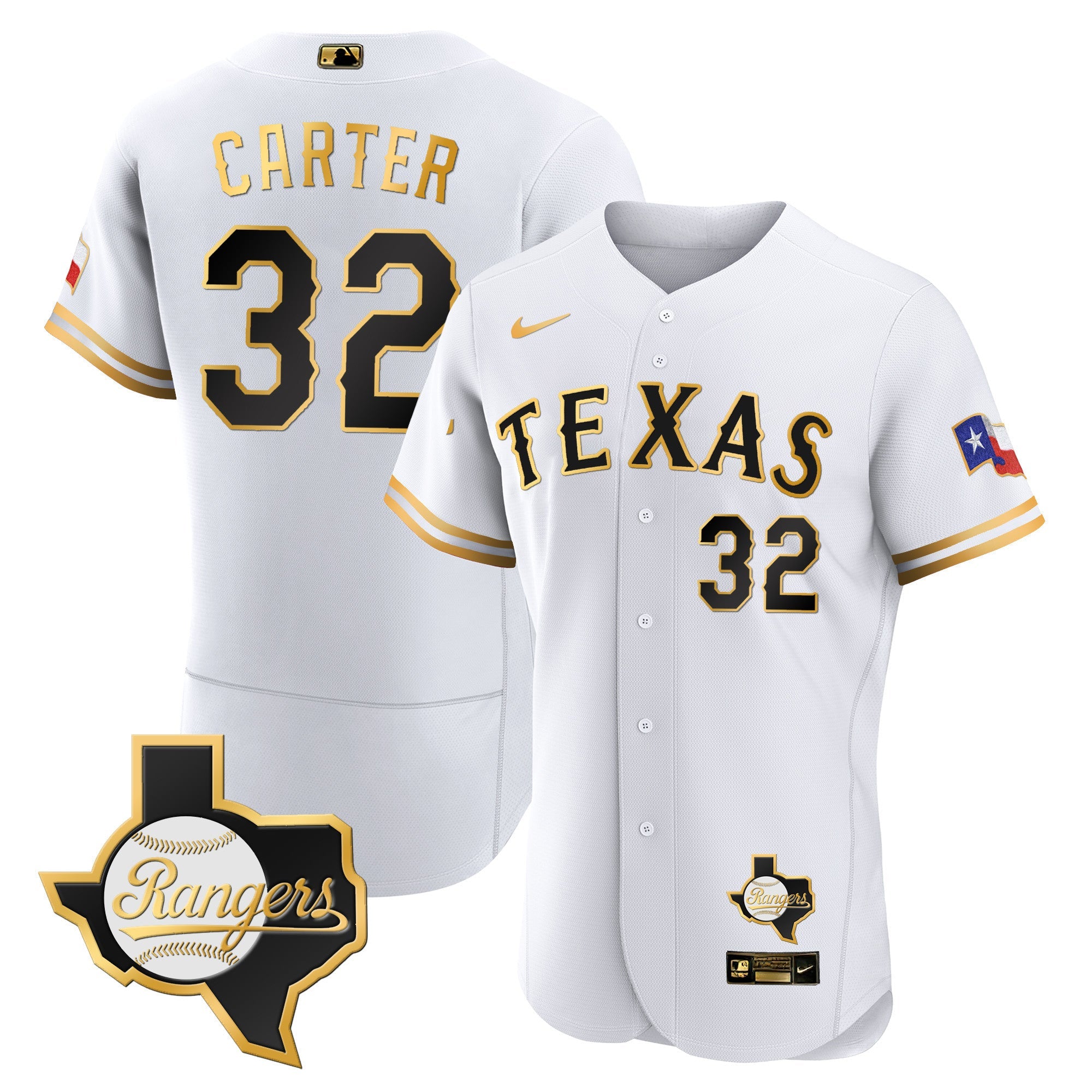 Men’s Texas 2023 Flex Base Jersey – Texas Patch