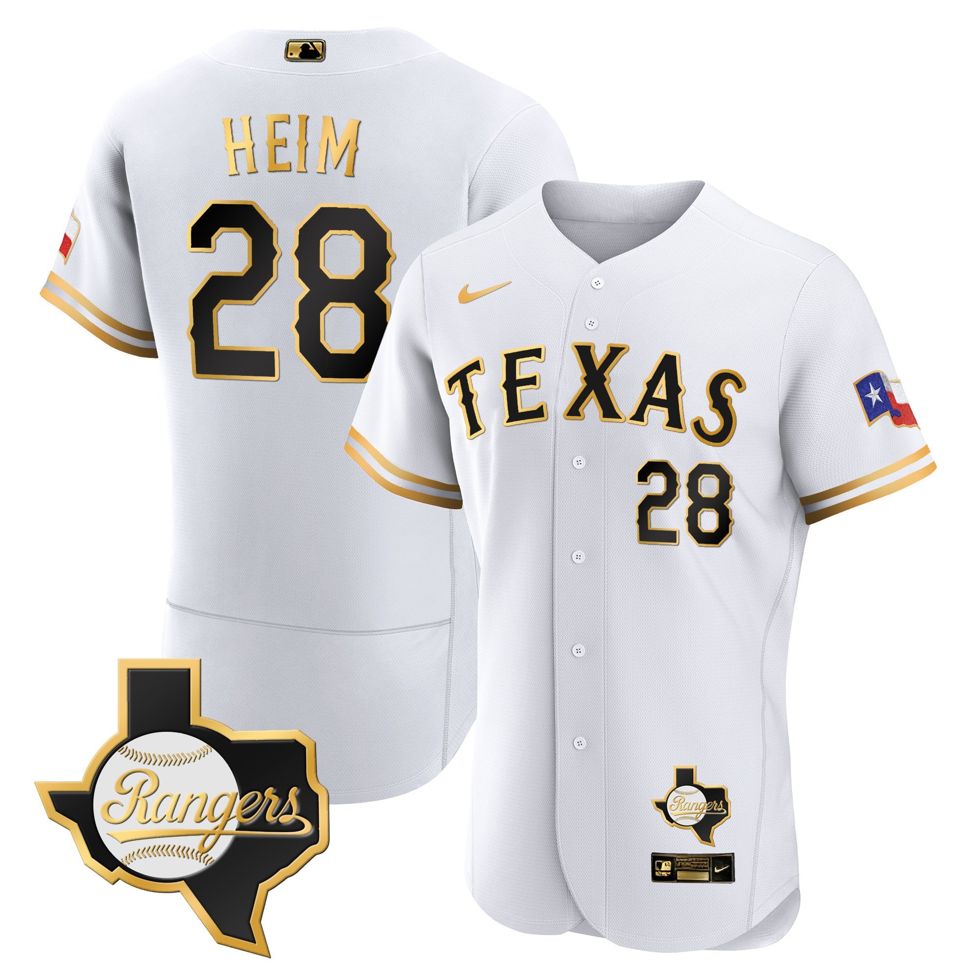 Men’s Texas 2023 Flex Base Jersey – Texas Patch
