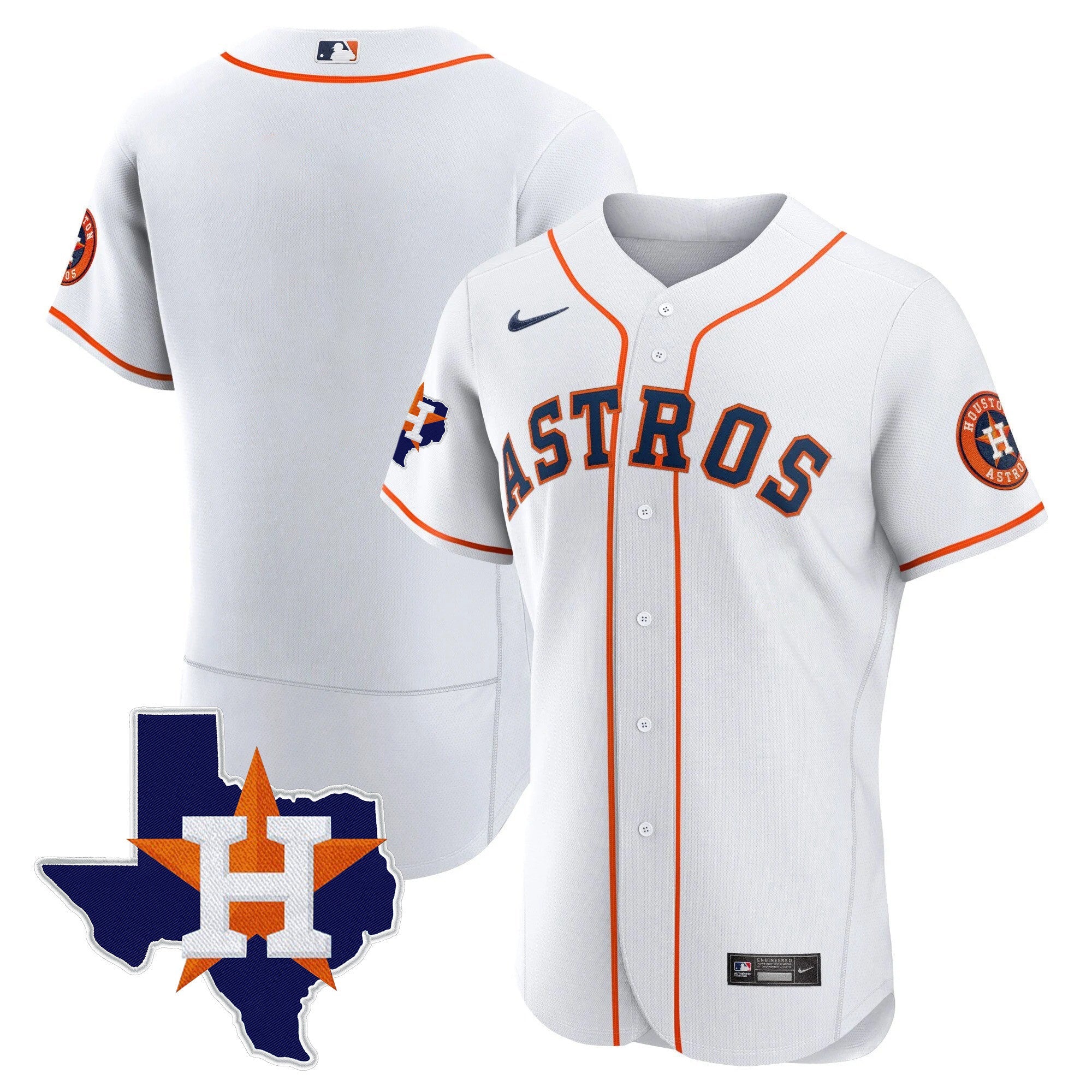 Men’s Houston 2024 Gold Jersey – Texas Patch