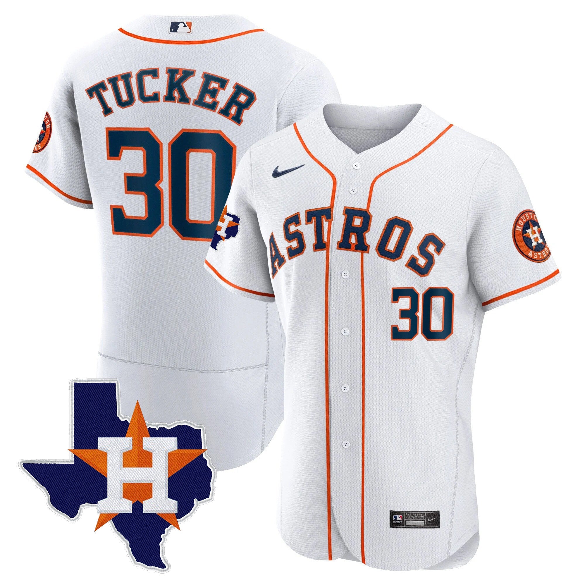 Men’s Houston 2024 Gold Jersey – Texas Patch