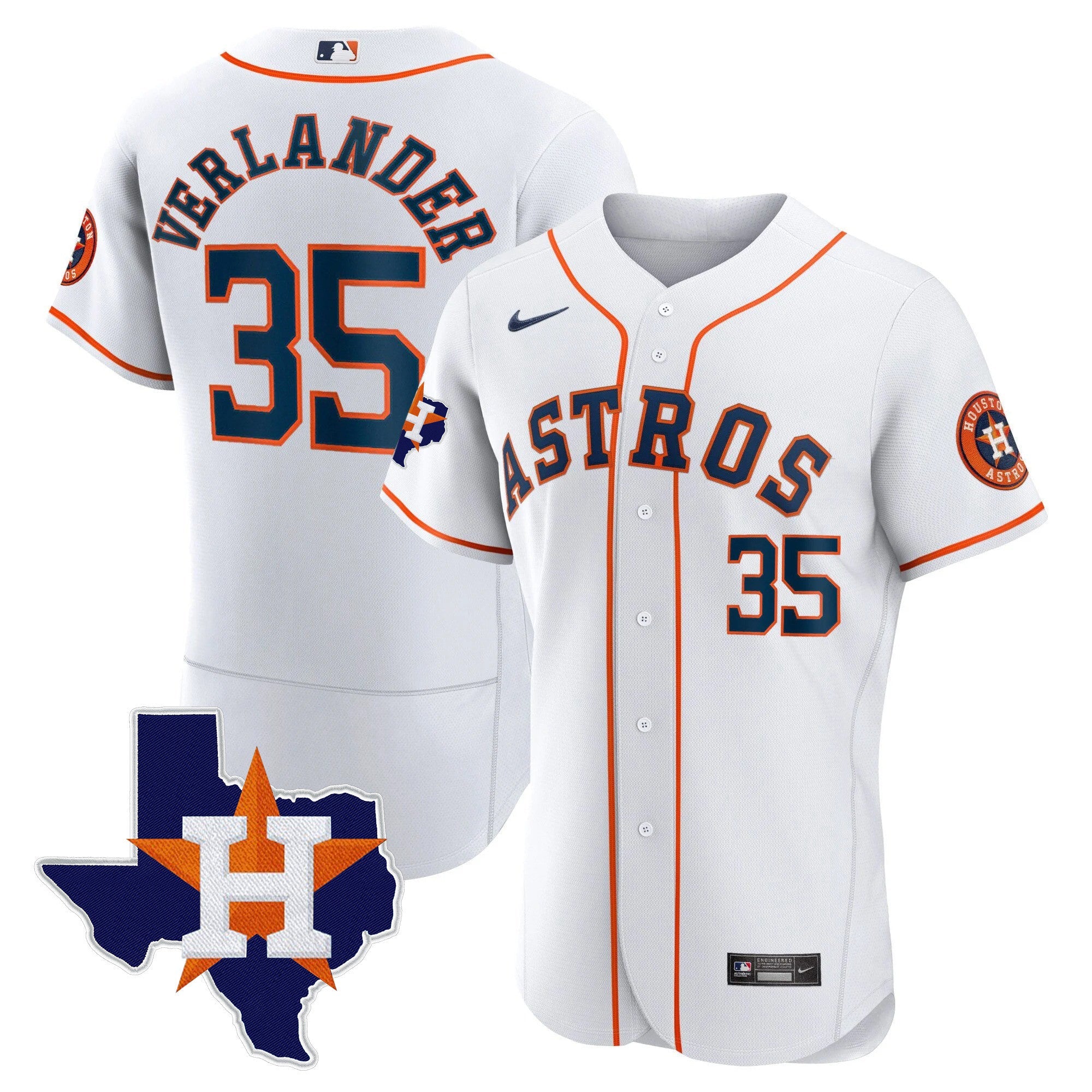 Men’s Houston 2024 Gold Jersey – Texas Patch
