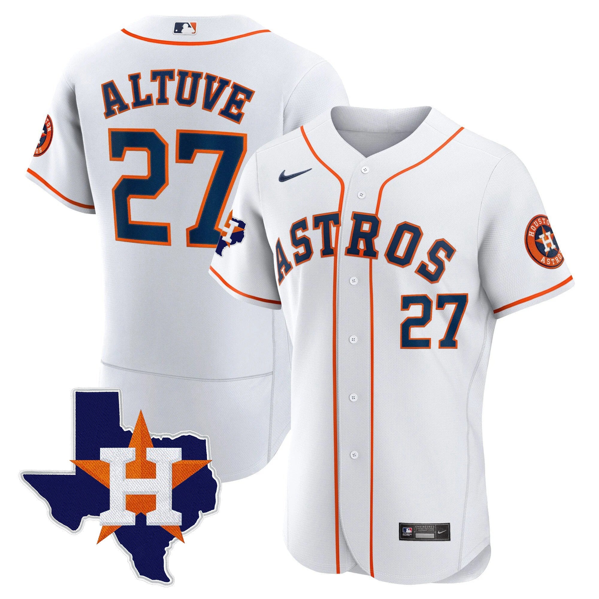 Men’s Houston 2024 Gold Jersey – Texas Patch