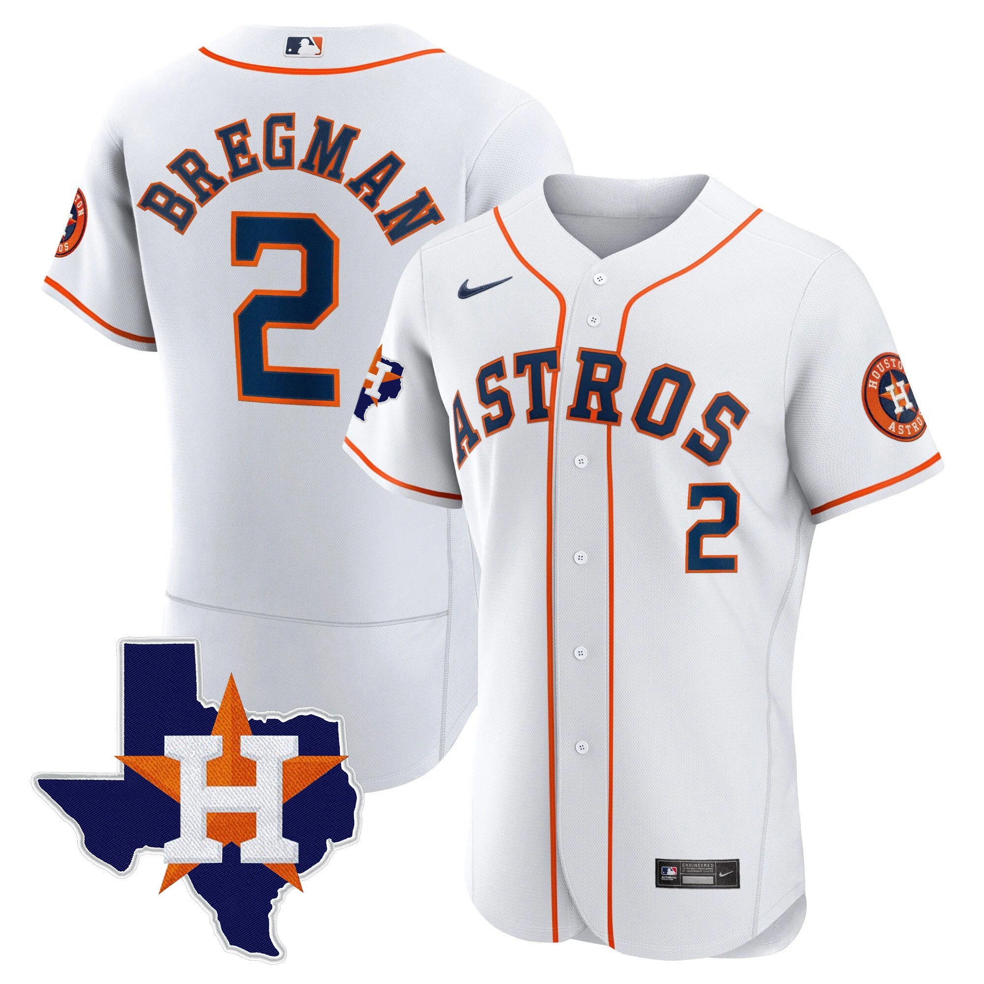 Men’s Houston 2024 Gold Jersey – Texas Patch