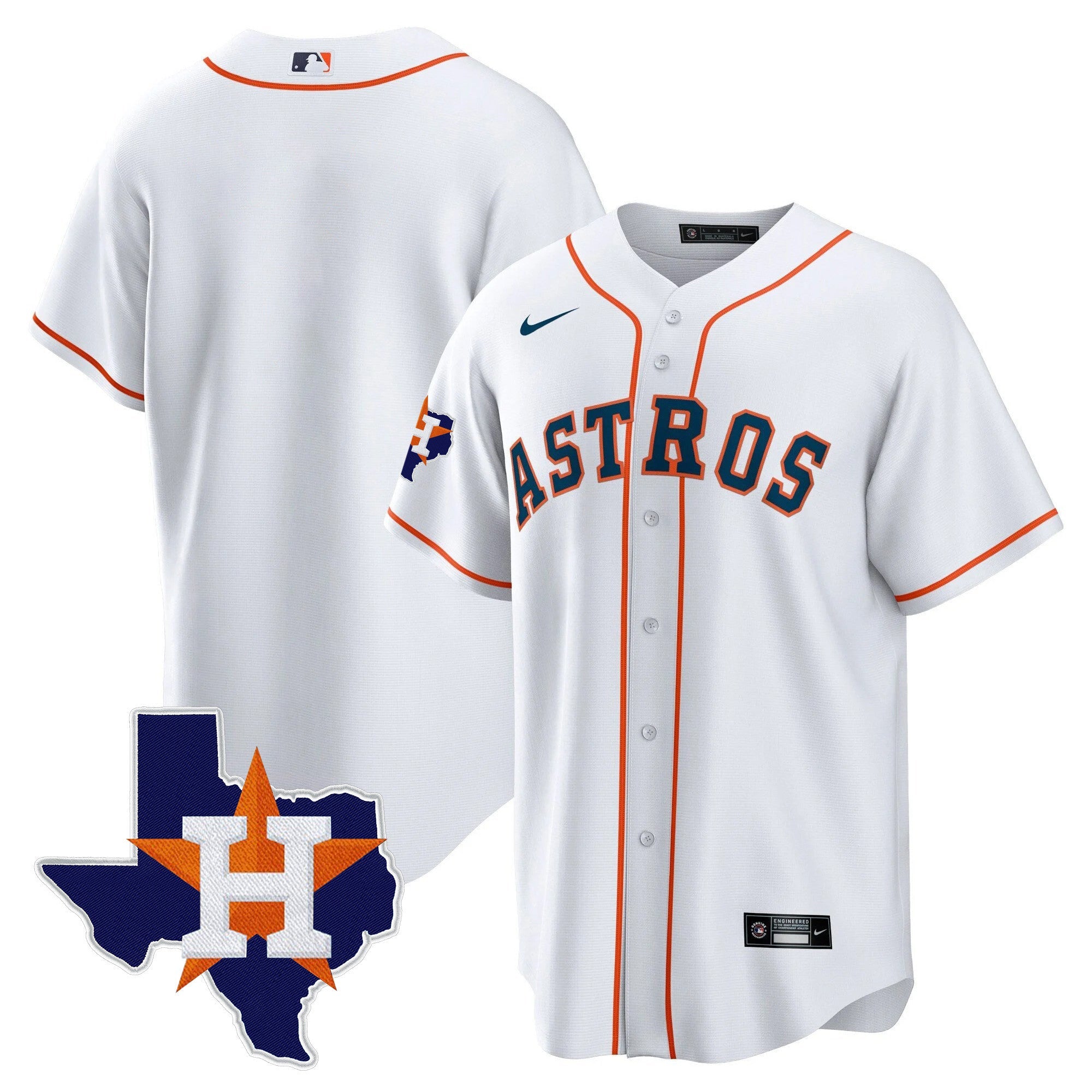 Men’s Houston 2024 Gold Jersey – Texas Patch