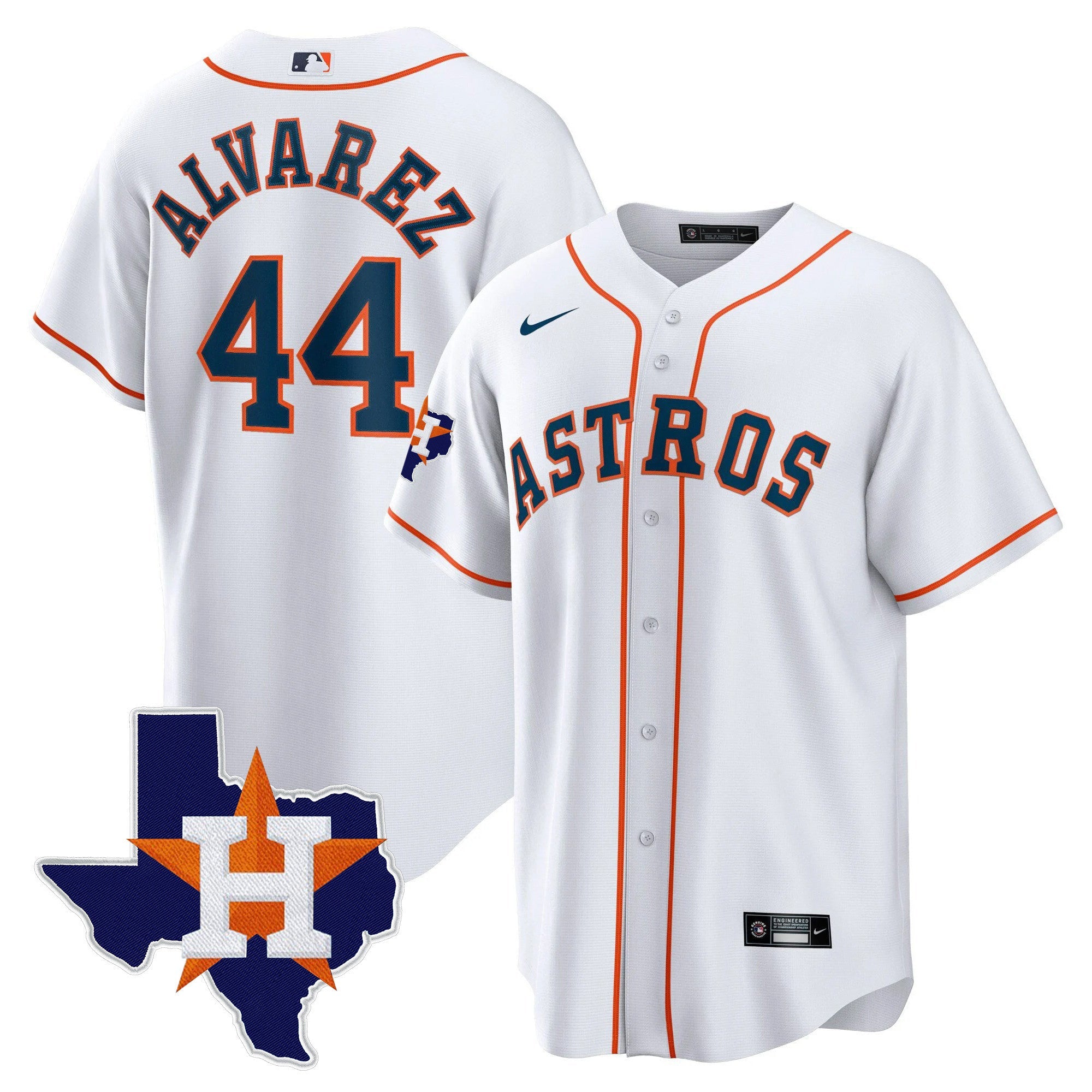 Men’s Houston 2024 Gold Jersey – Texas Patch