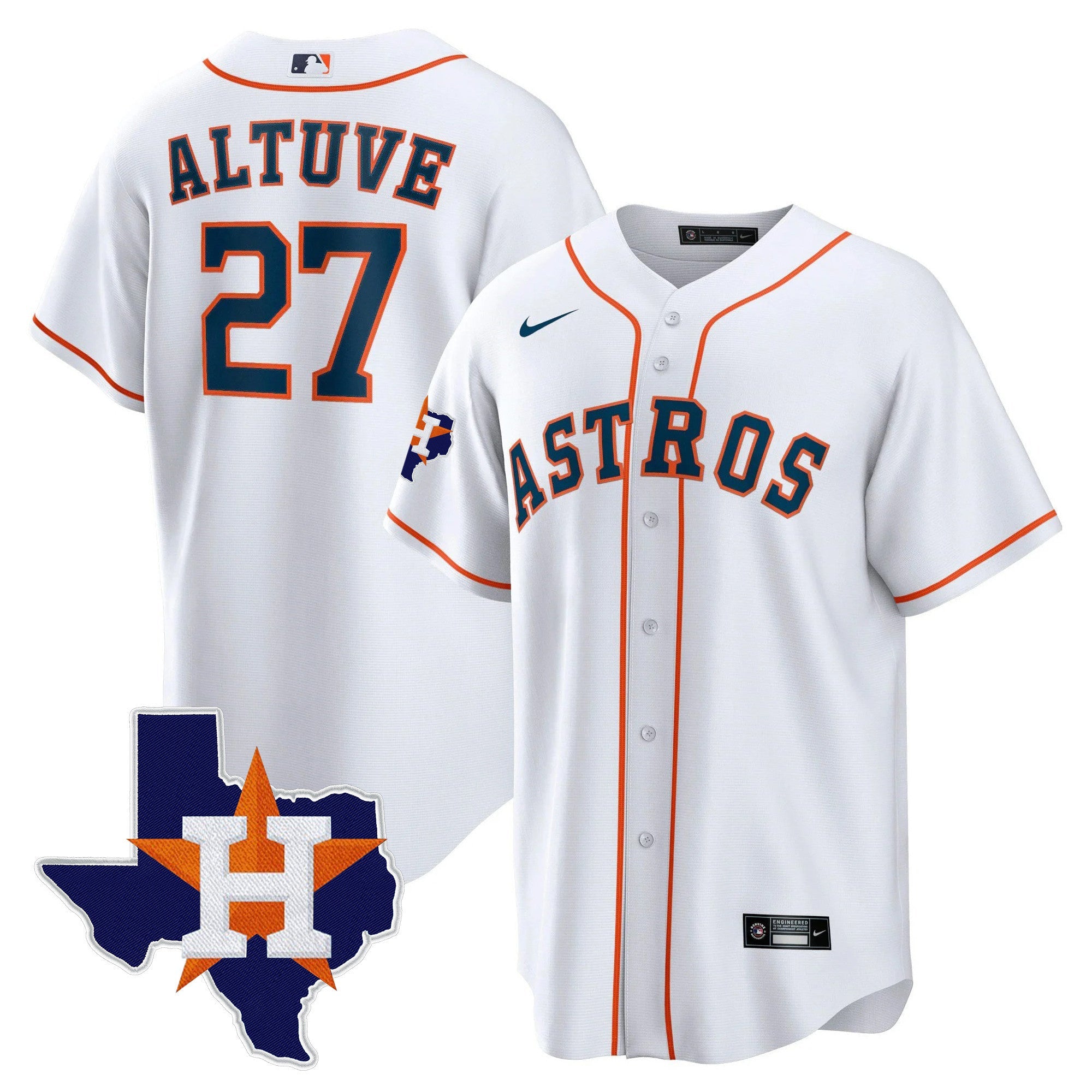 Men’s Houston 2024 Gold Jersey – Texas Patch