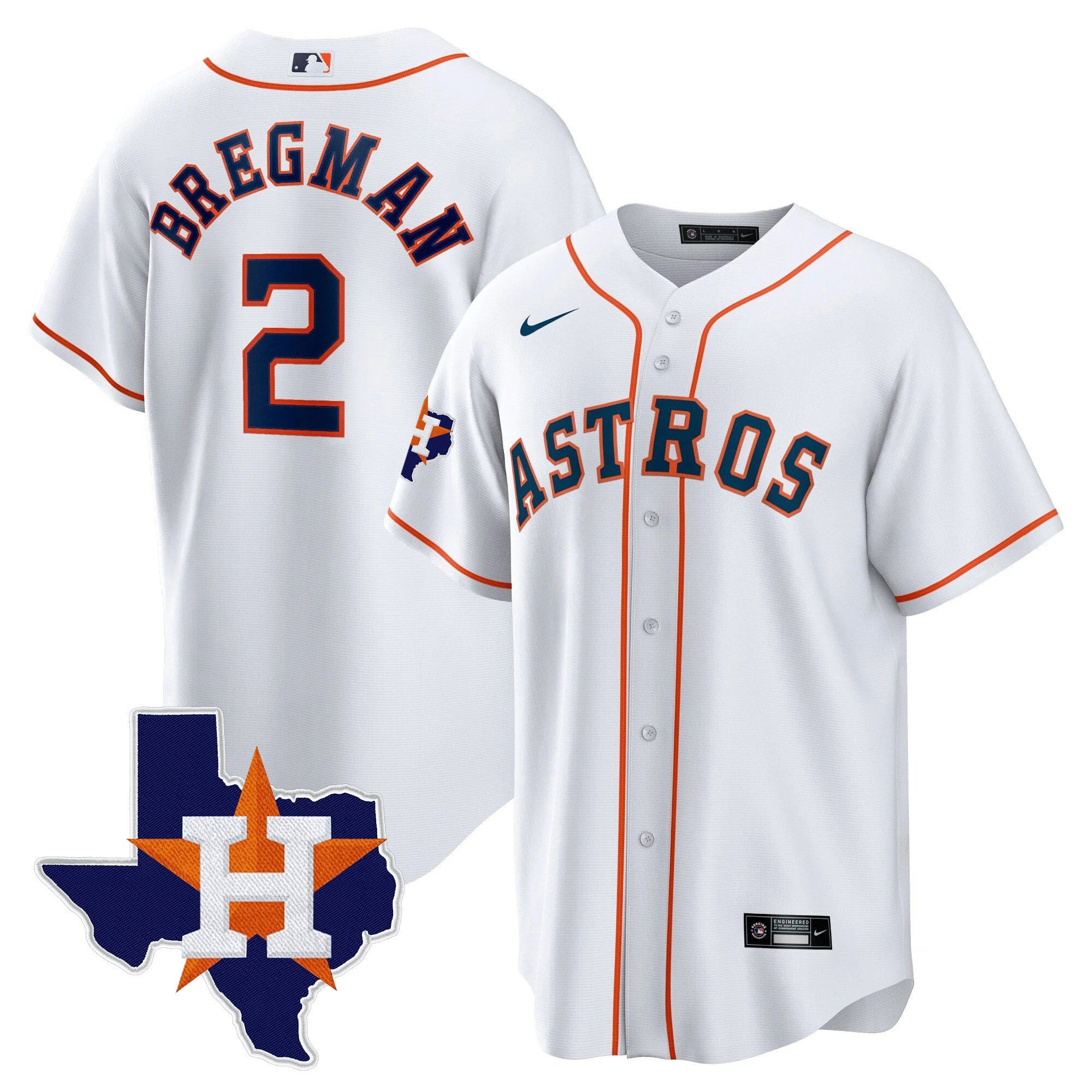 Men’s Houston 2024 Gold Jersey – Texas Patch