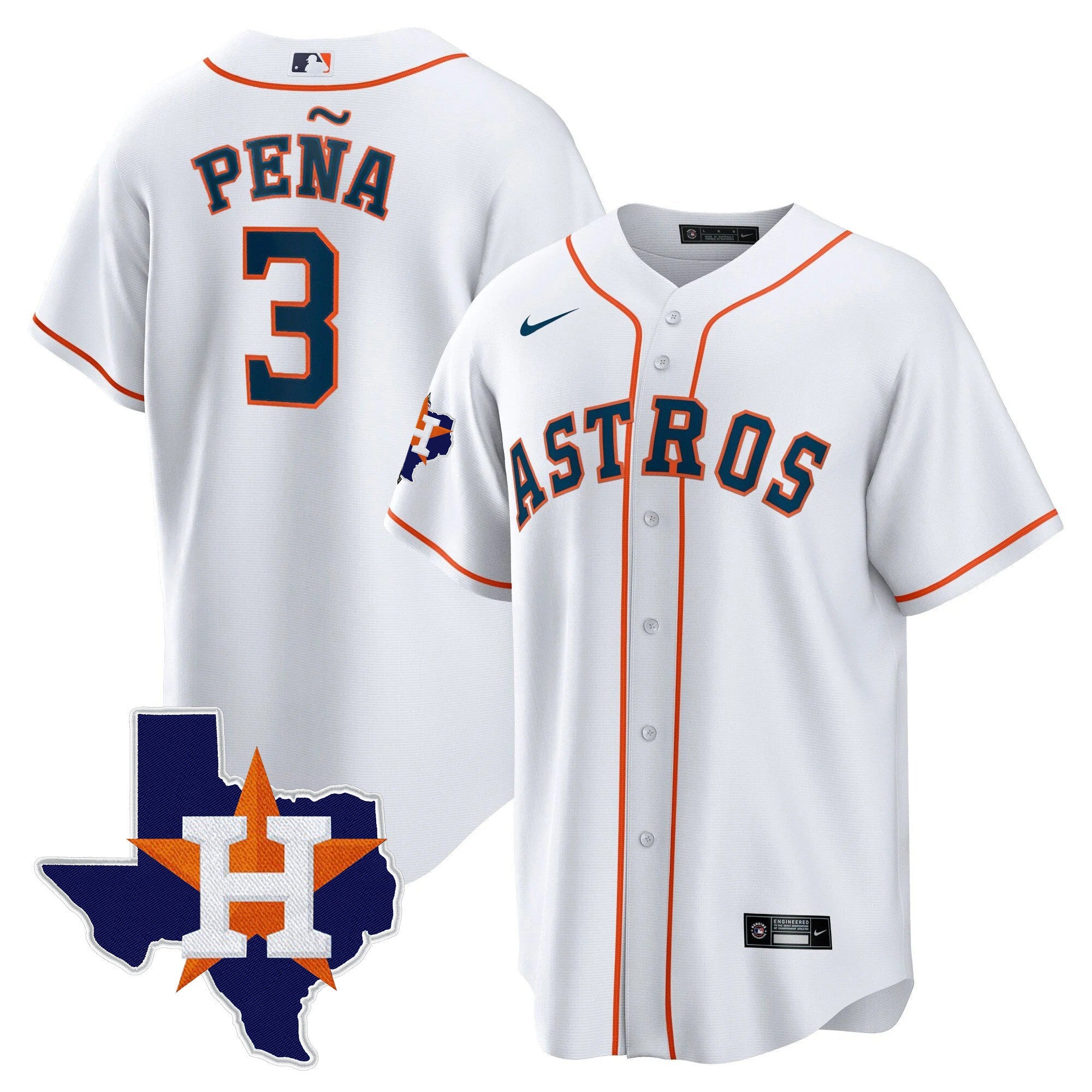 Men’s Houston 2024 Gold Jersey – Texas Patch