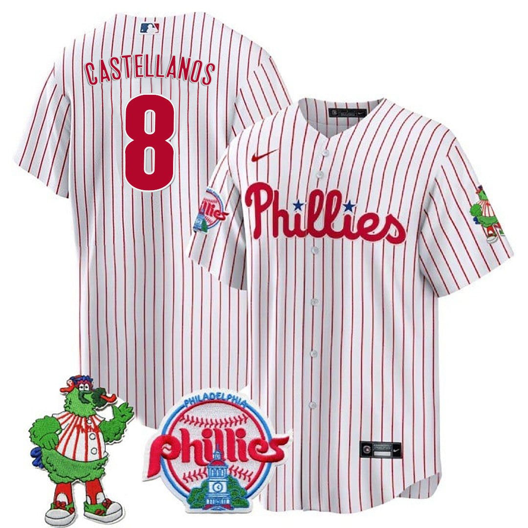 Men’s Philadelphia Phillie Phanatic Patch Cool Base Jersey