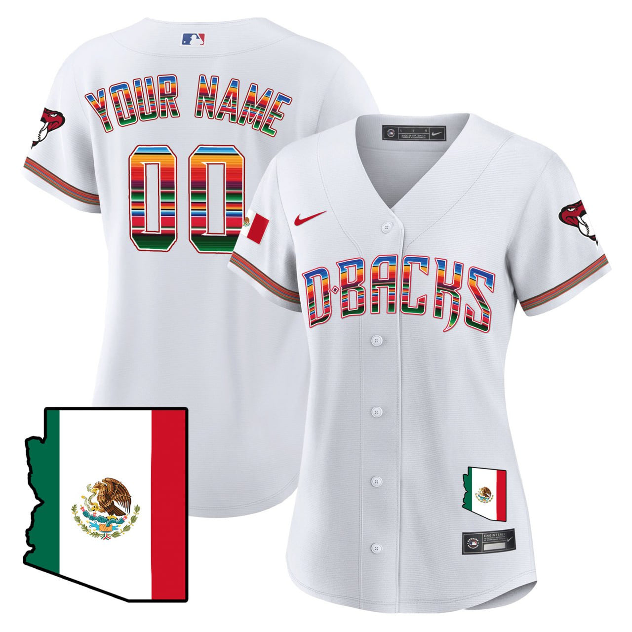 Women’s Arizona Hispanic Heritage Custom Jersey