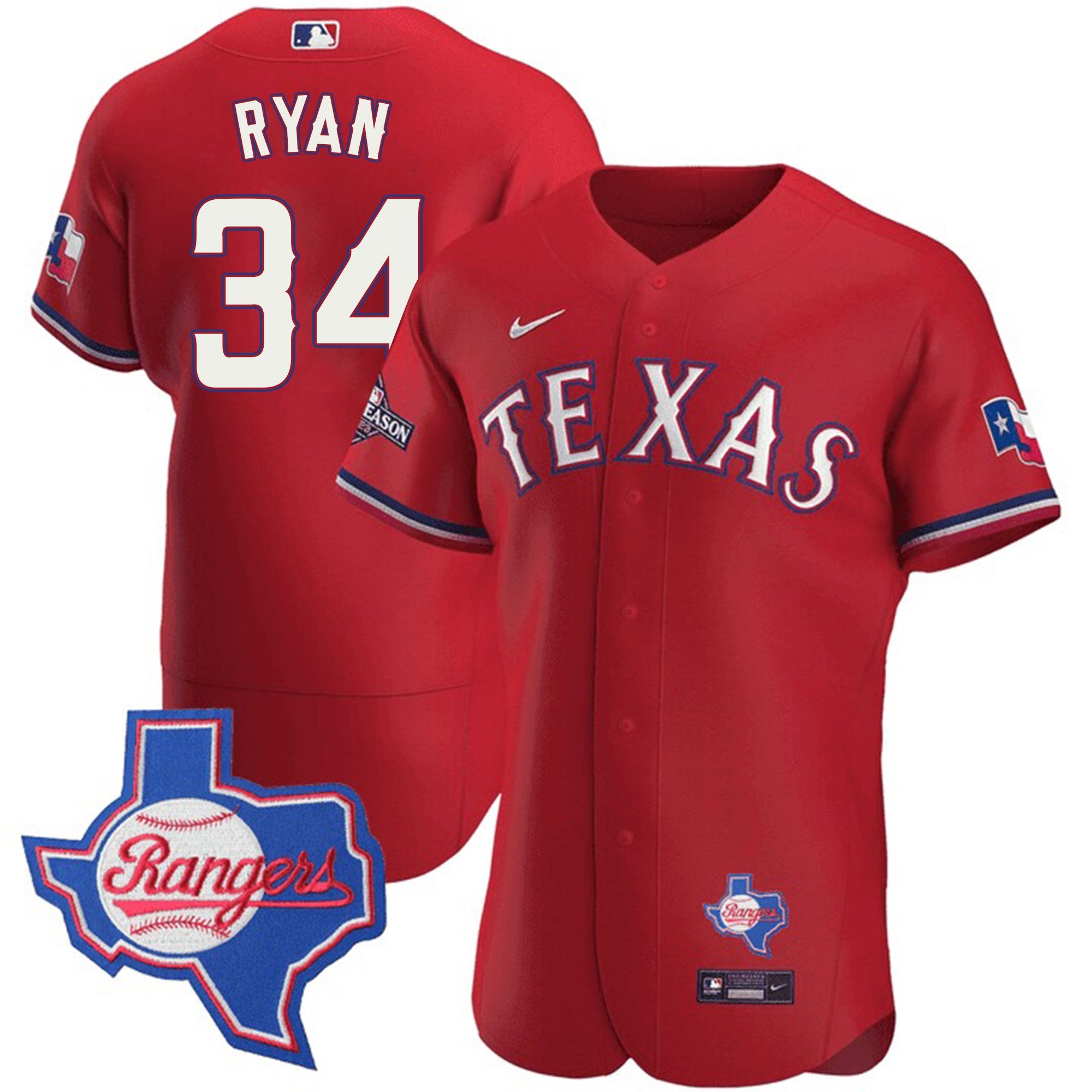 Men’s Texas Texas State Patch Jersey