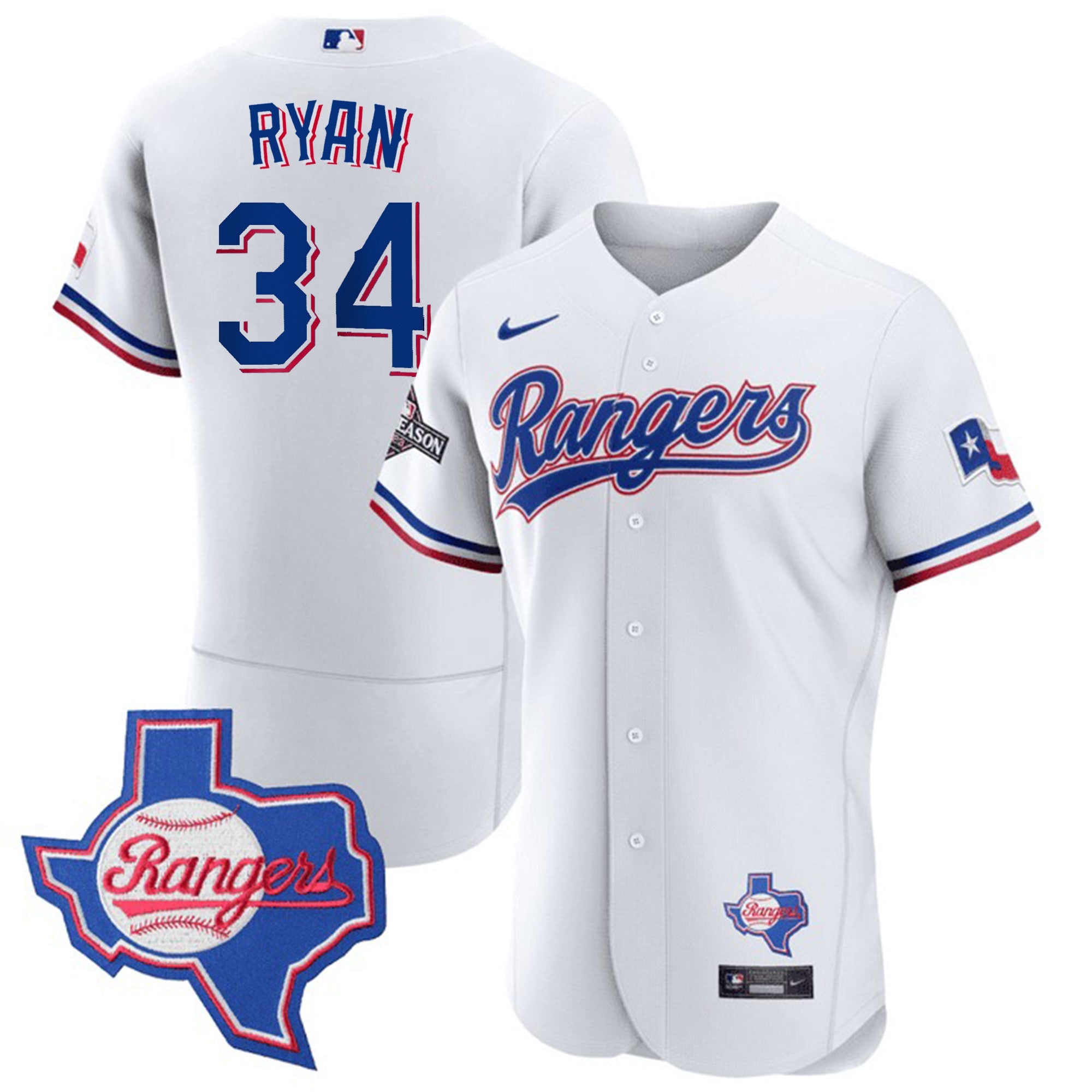 Men’s Texas Texas State Patch Jersey
