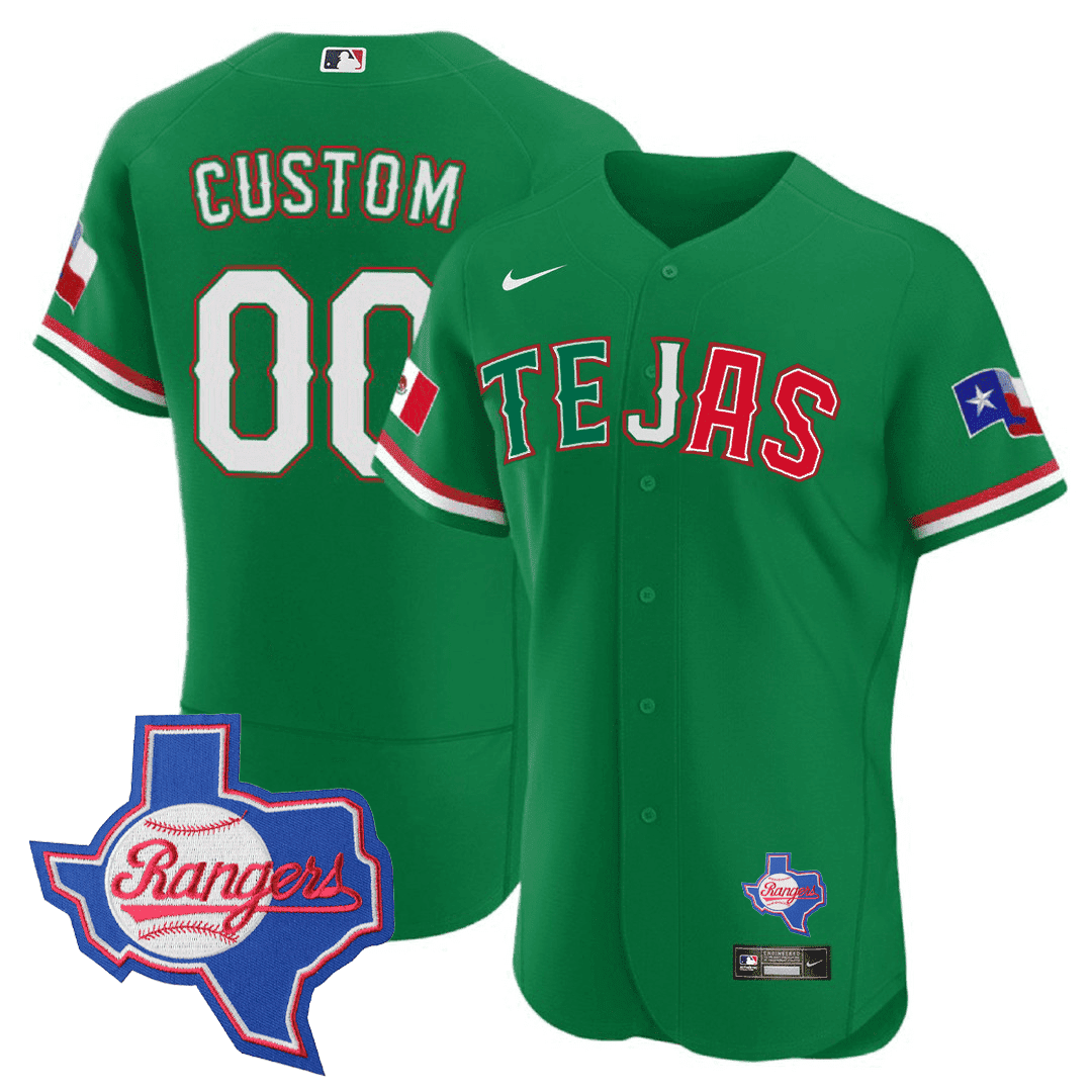 Texas Special Mexico Texas State Patch Custom Jersey