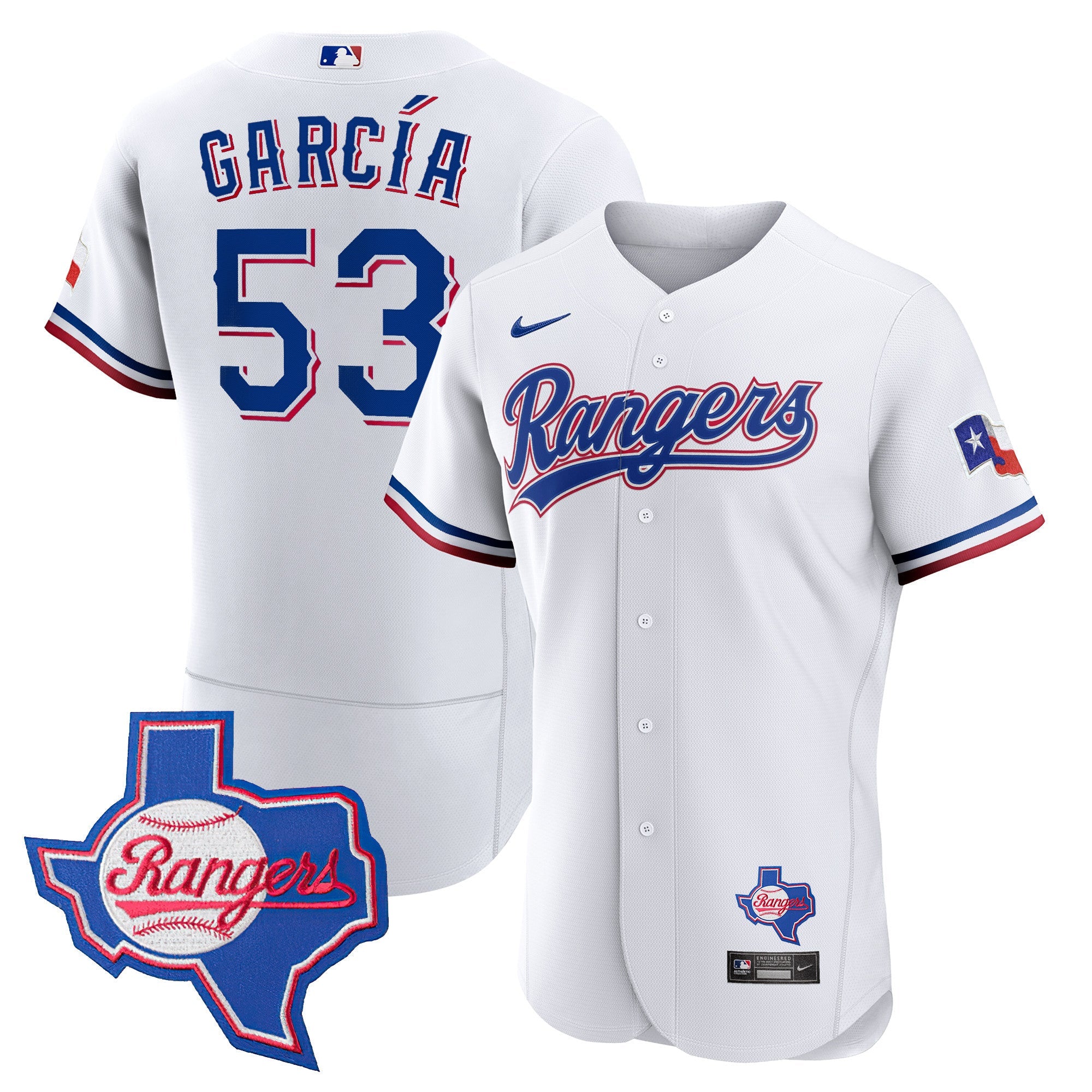 Men’s Texas 2023 Flex Base Jersey – Texas Patch