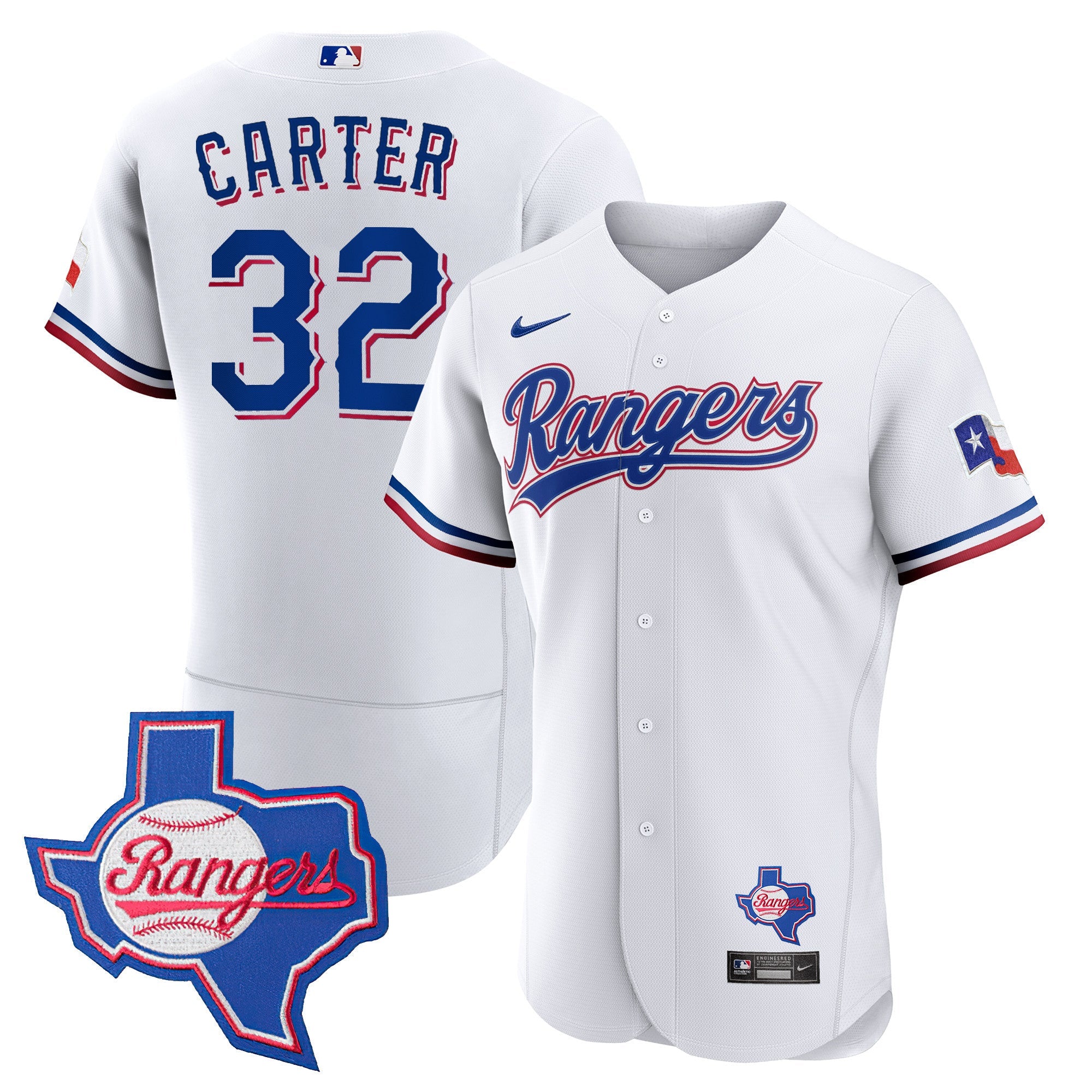 Men’s Texas 2023 Flex Base Jersey – Texas Patch