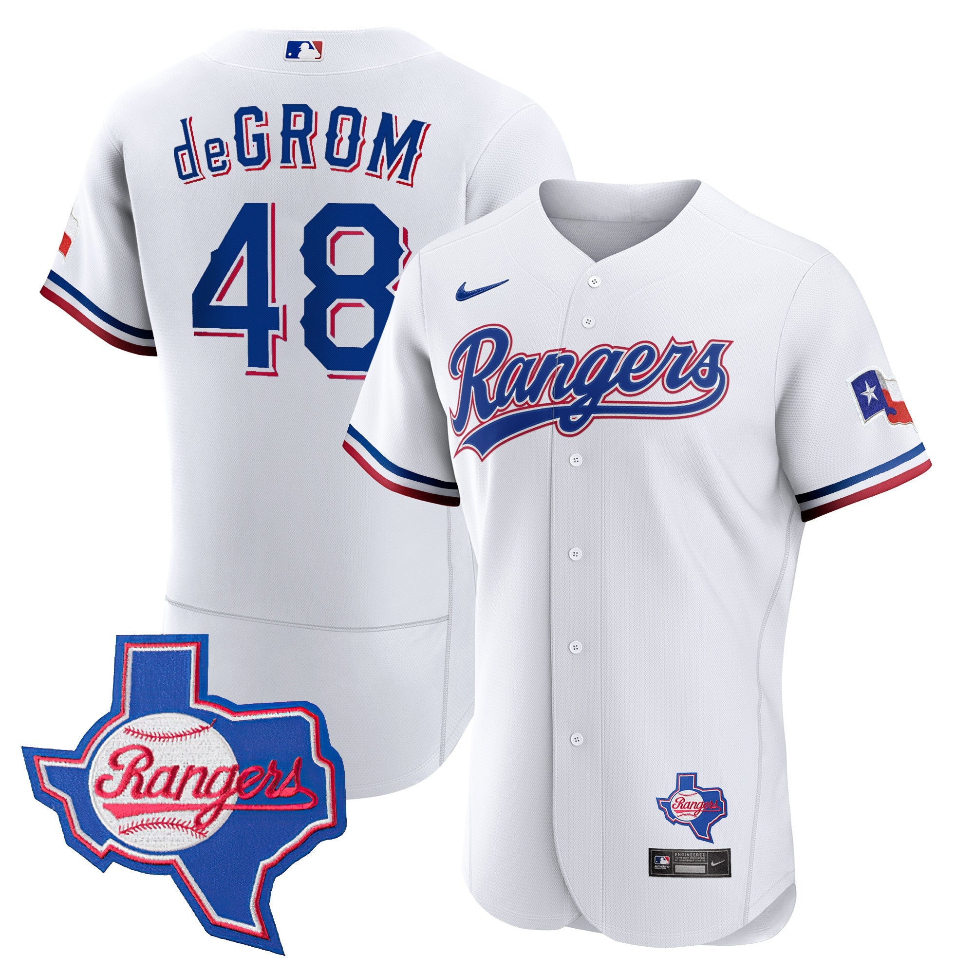 Men’s Texas 2023 Flex Base Jersey – Texas Patch