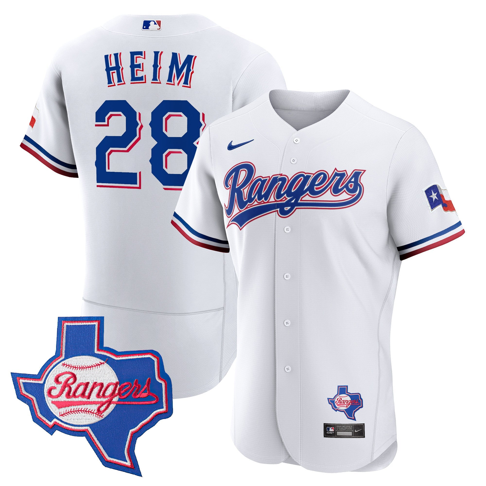 Men’s Texas 2023 Flex Base Jersey – Texas Patch